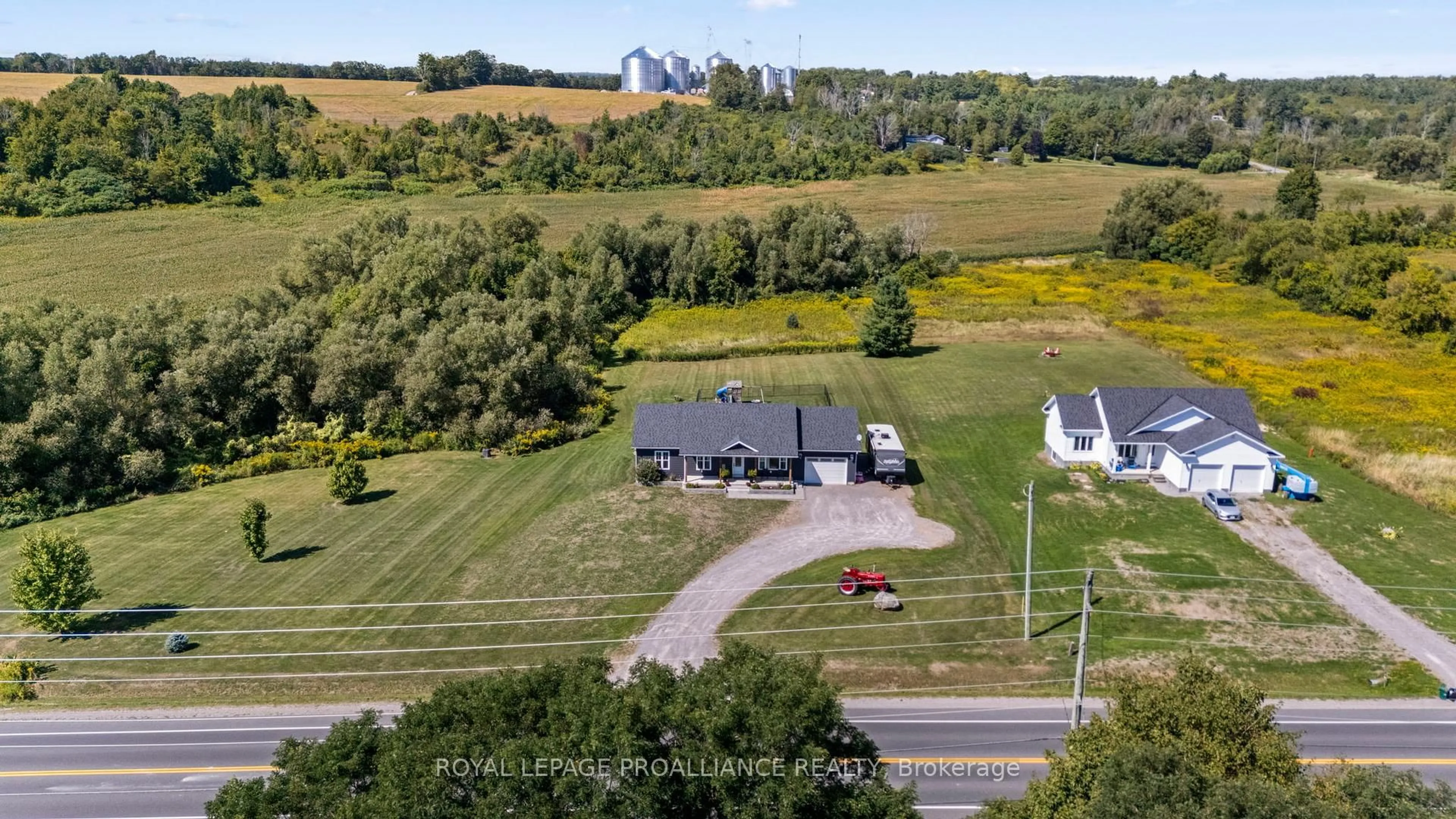 A pic from outside/outdoor area/front of a property/back of a property/a pic from drone, unknown for 11530 County Rd 2, Alnwick/Haldimand Ontario K0K 2G0
