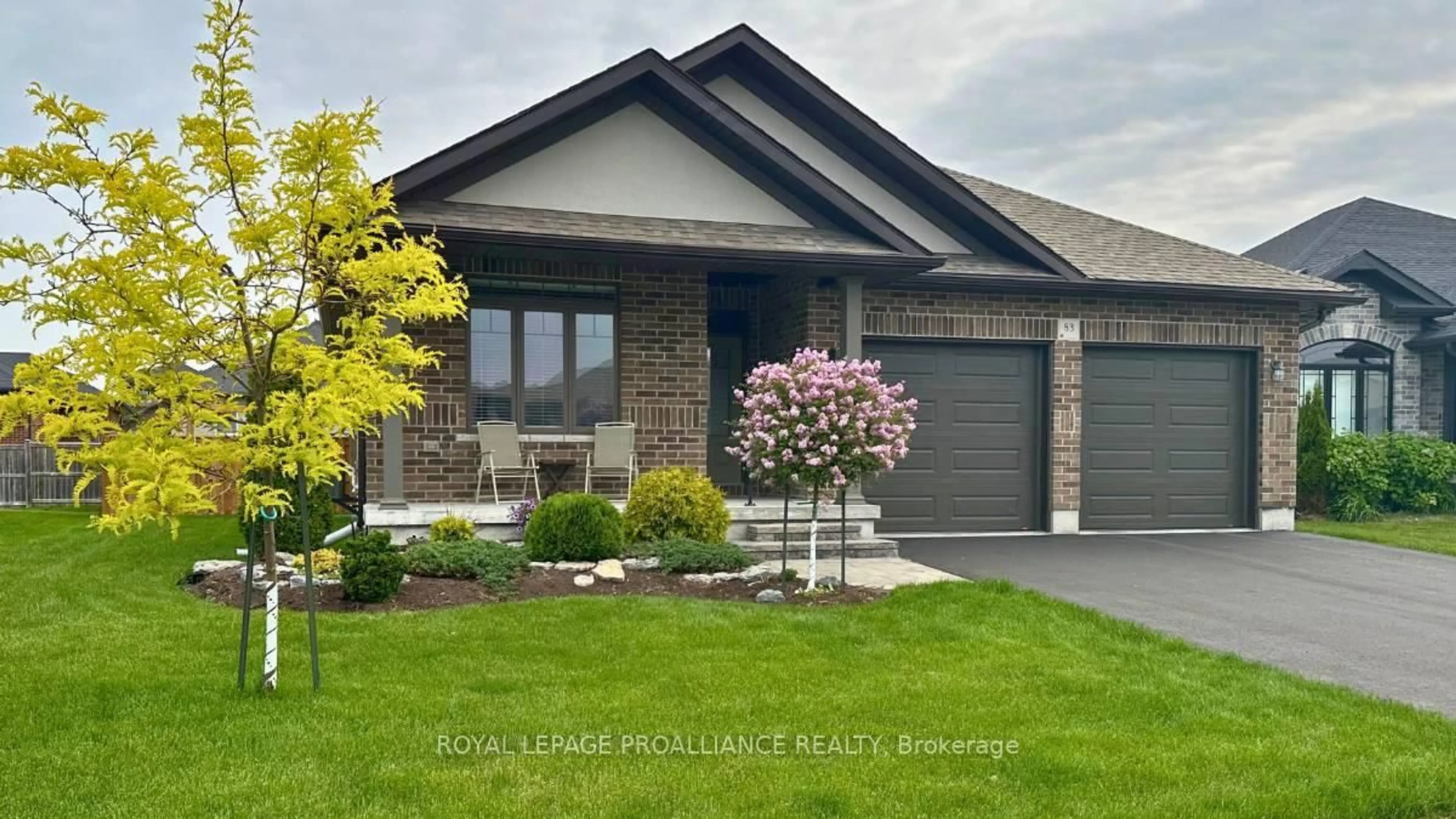 Home with brick exterior material, street for 83 Covington Cres, Belleville Ontario K8N 0K9