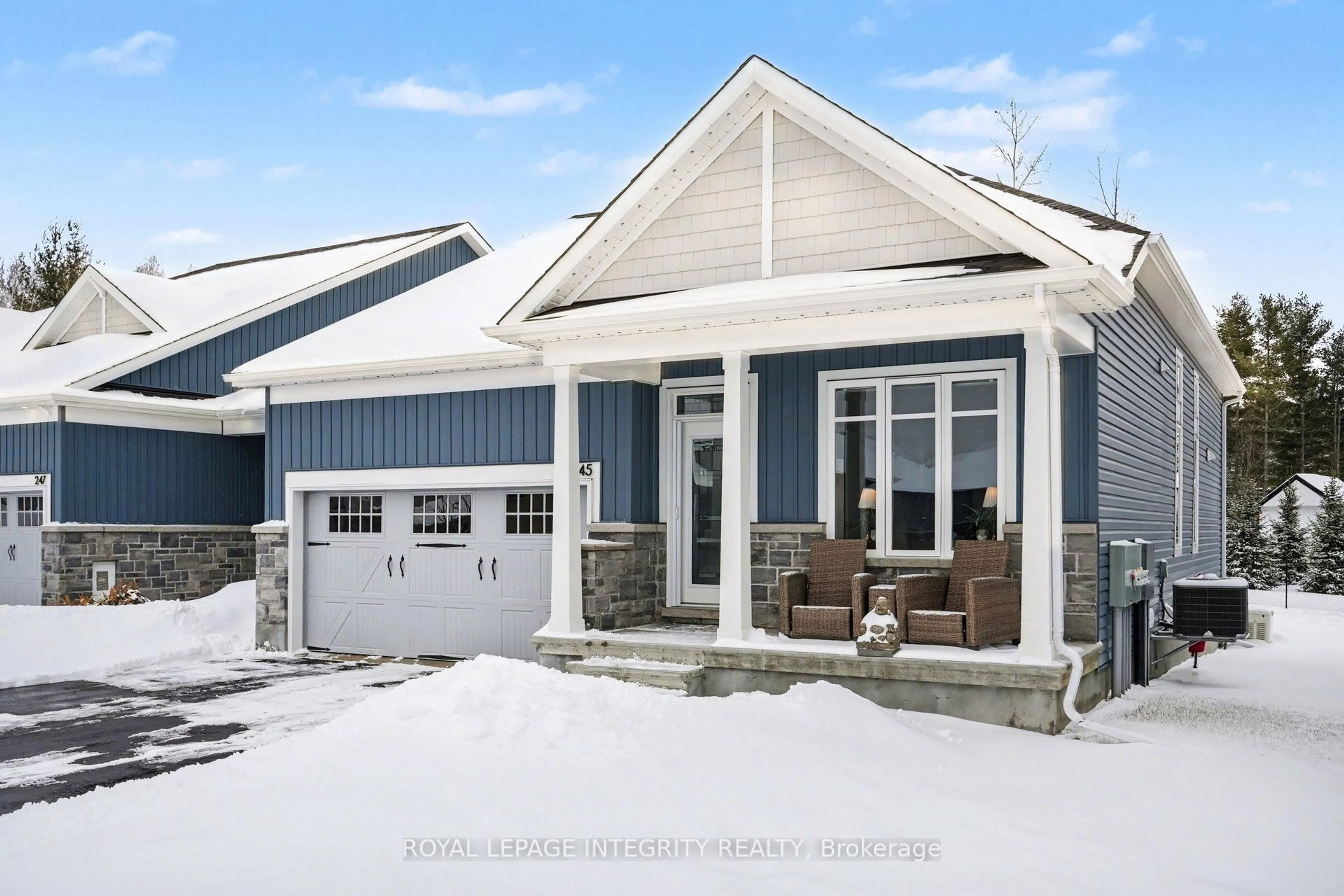 Home with vinyl exterior material, street for 245 Blackhorse Dr, North Grenville Ontario K0G 1J0