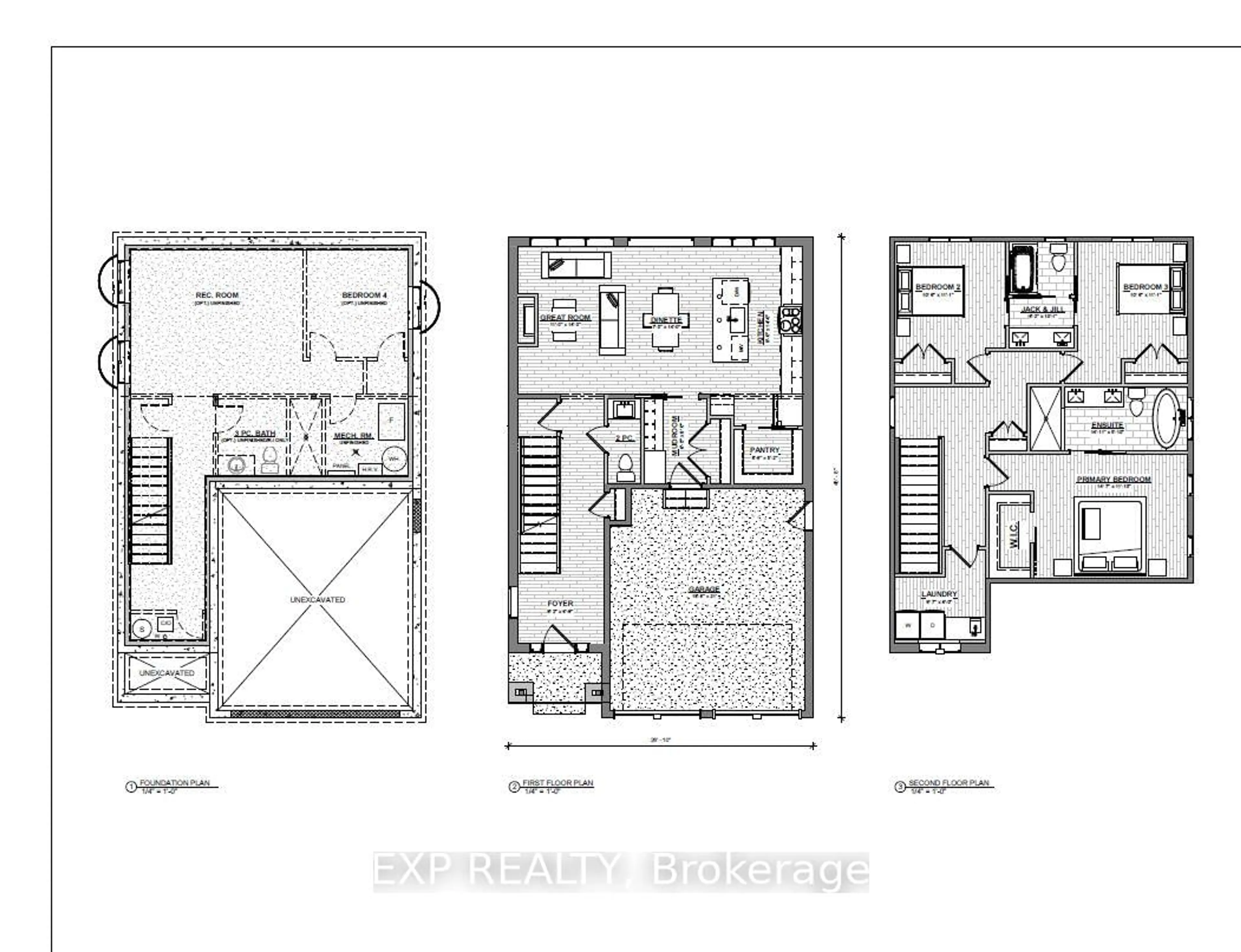Floor plan for Lot 41 Marcus Ave, Southwest Middlesex Ontario N0L 1M0