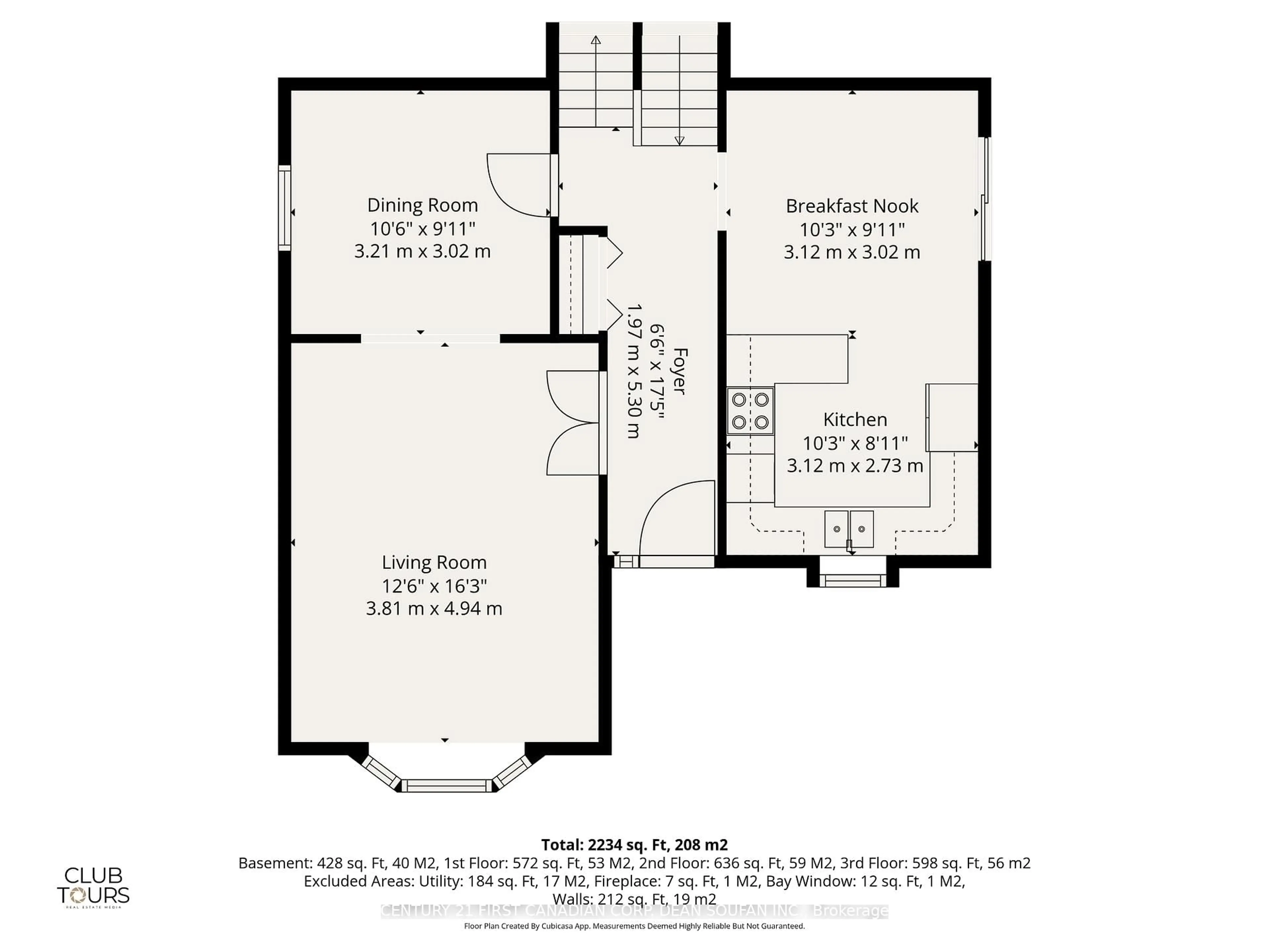 Floor plan for 19 Lynngate Grve, London South Ontario N6K 3S7