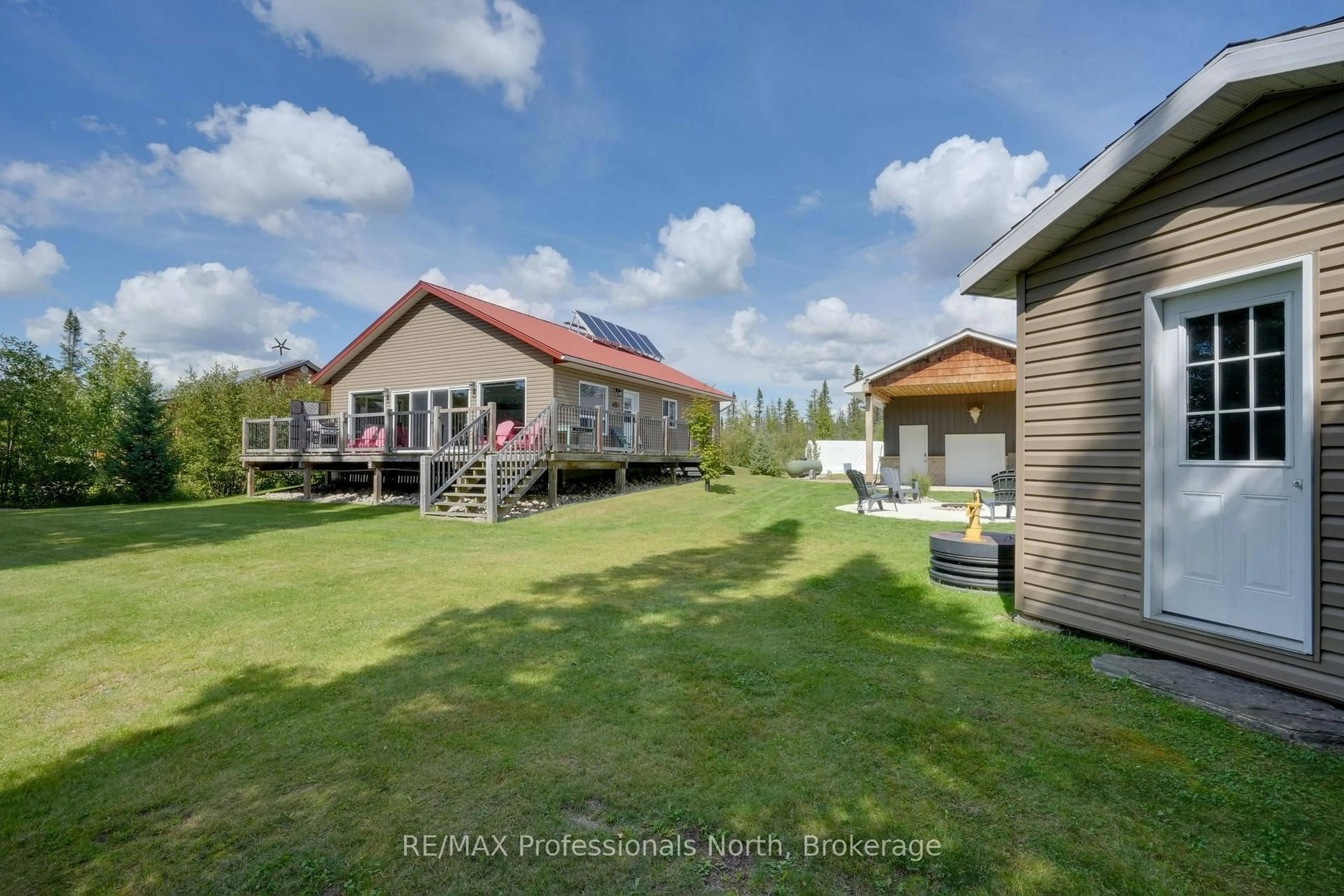 A pic from outside/outdoor area/front of a property/back of a property/a pic from drone, unknown for 939 Springhill Rd, Ryerson Ontario P0A 1A0