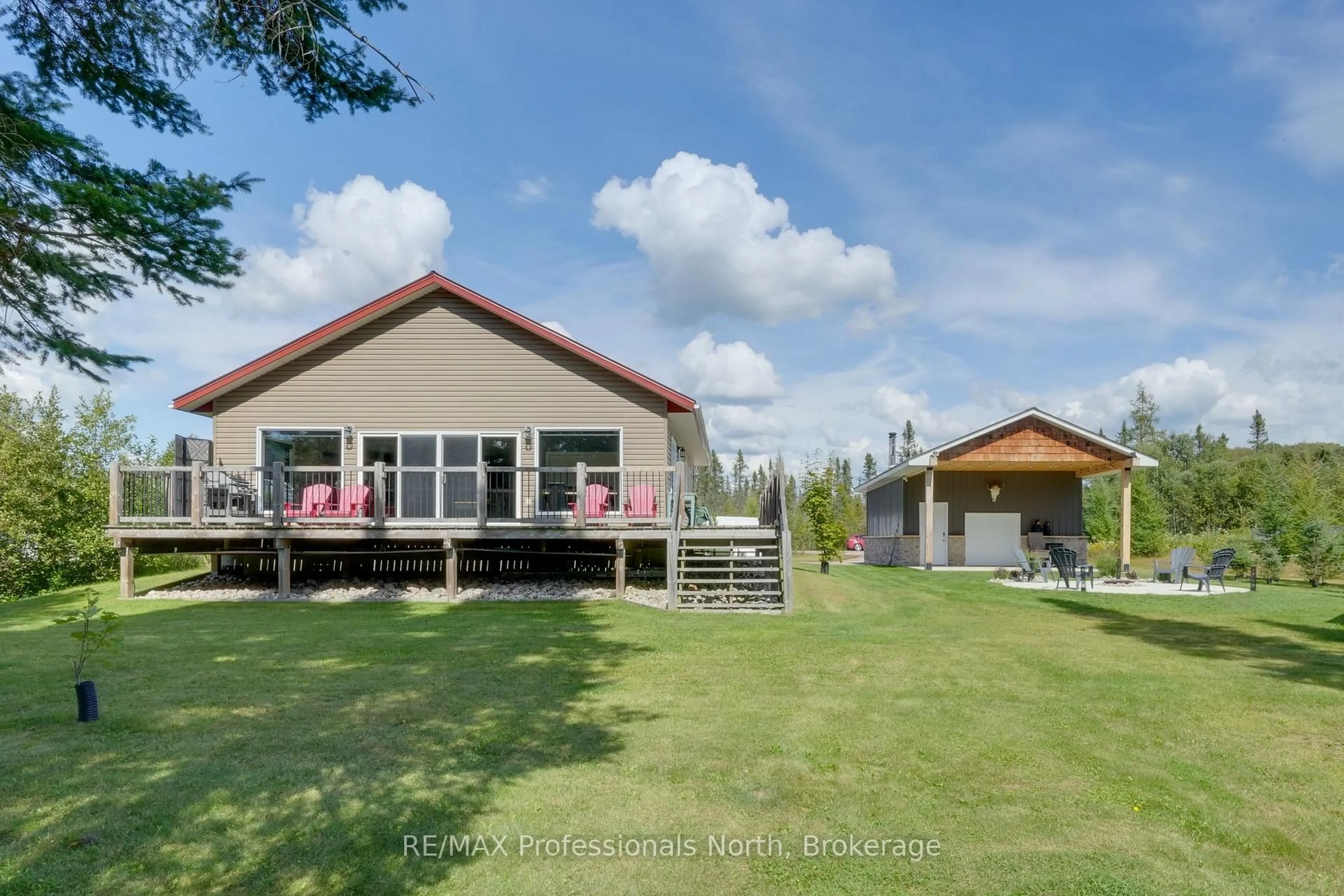 A pic from outside/outdoor area/front of a property/back of a property/a pic from drone, unknown for 939 Springhill Rd, Ryerson Ontario P0A 1A0