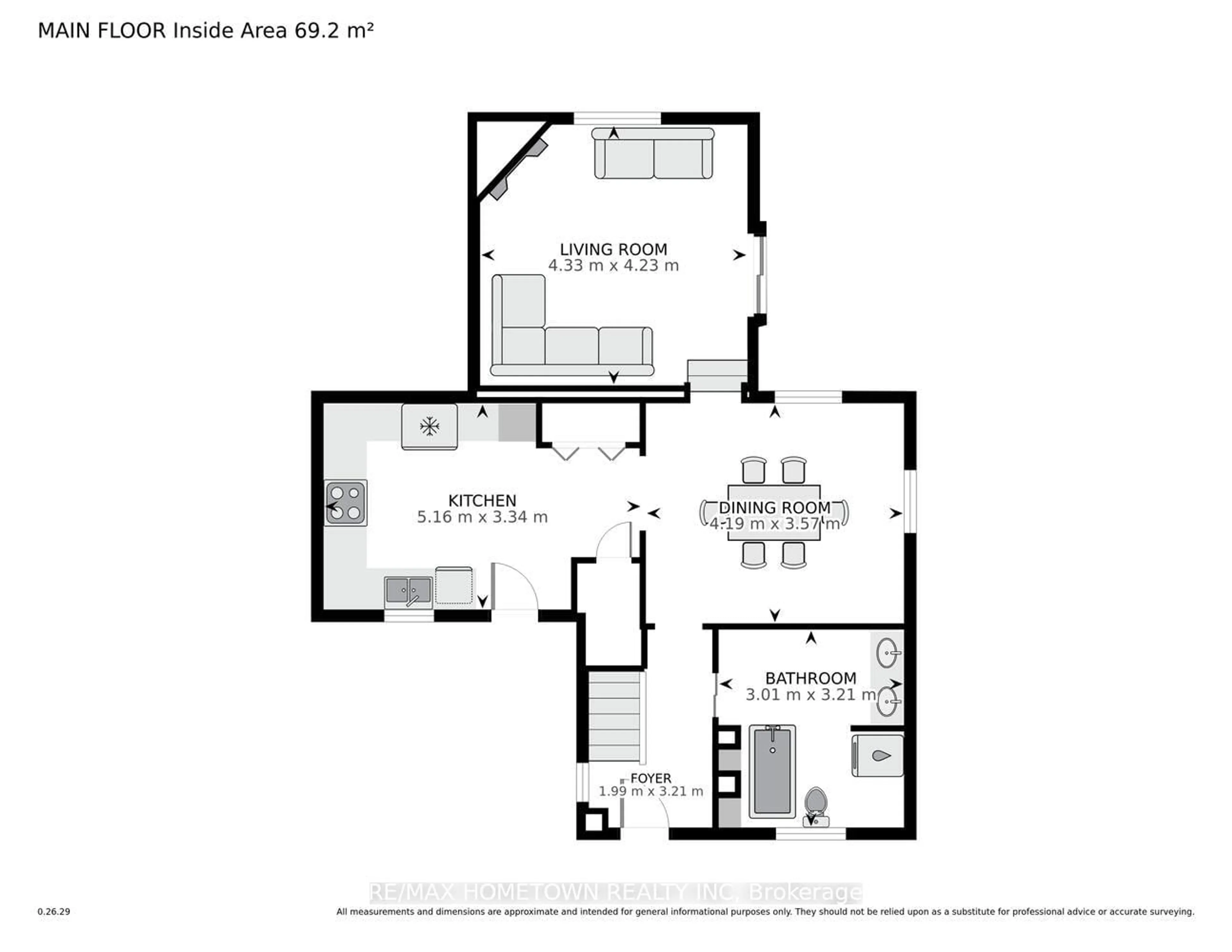 Floor plan for 2178 Dundas St, Edwardsburgh/Cardinal Ontario K0E 1E0