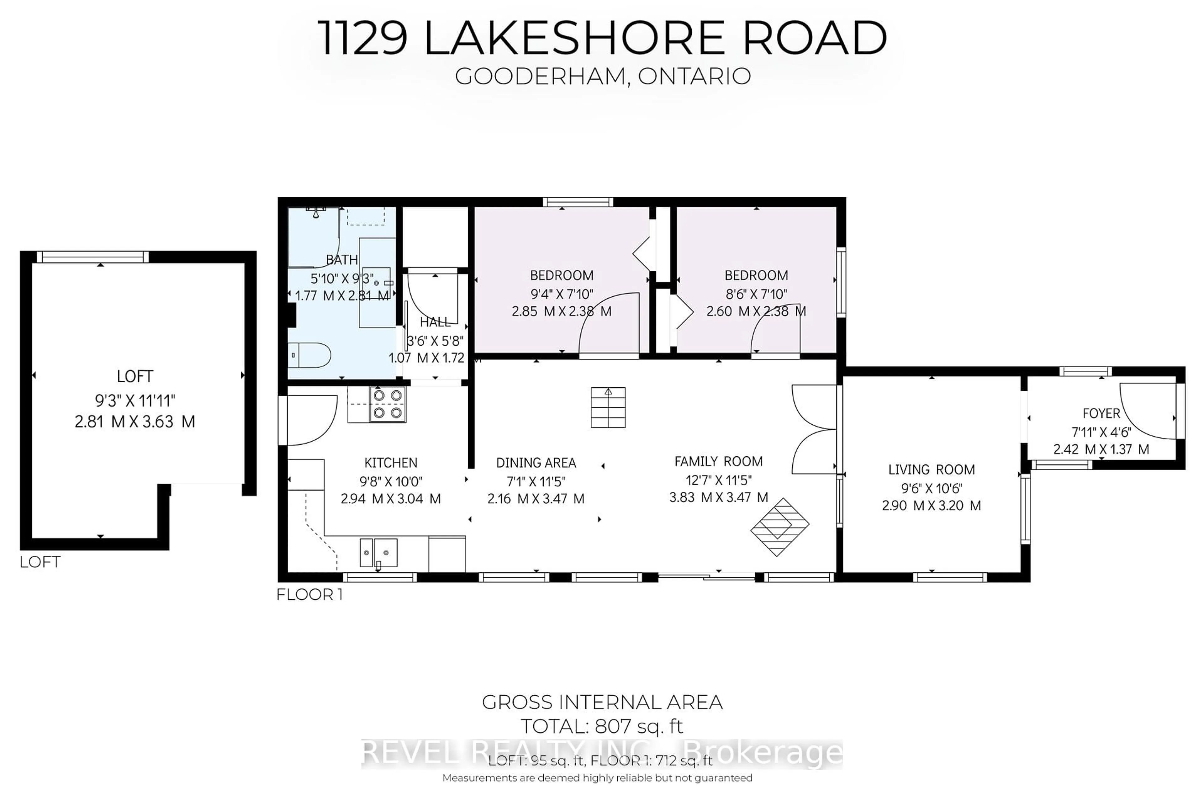 Floor plan for 1129 LAKESHORE Rd, Highlands East Ontario K0M 1R0