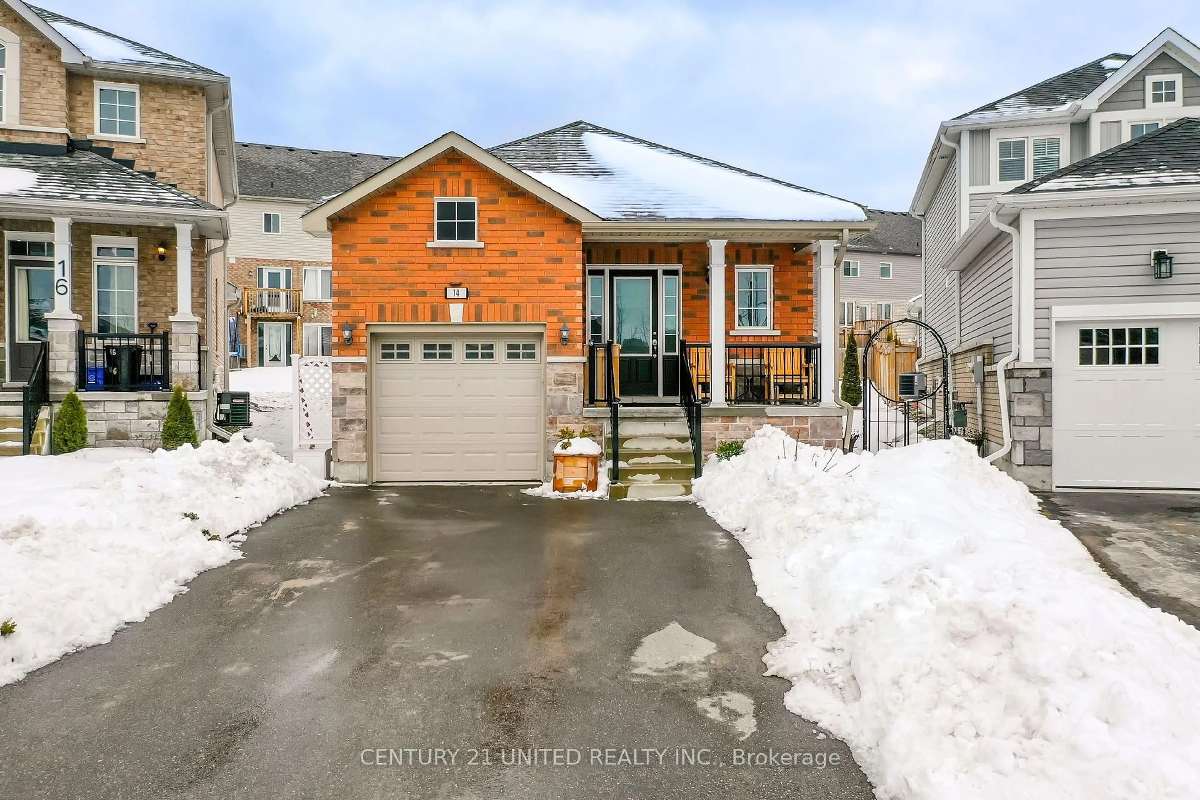 Home with brick exterior material, street for 14 Summer Lane, Selwyn Ontario K9L 0G4