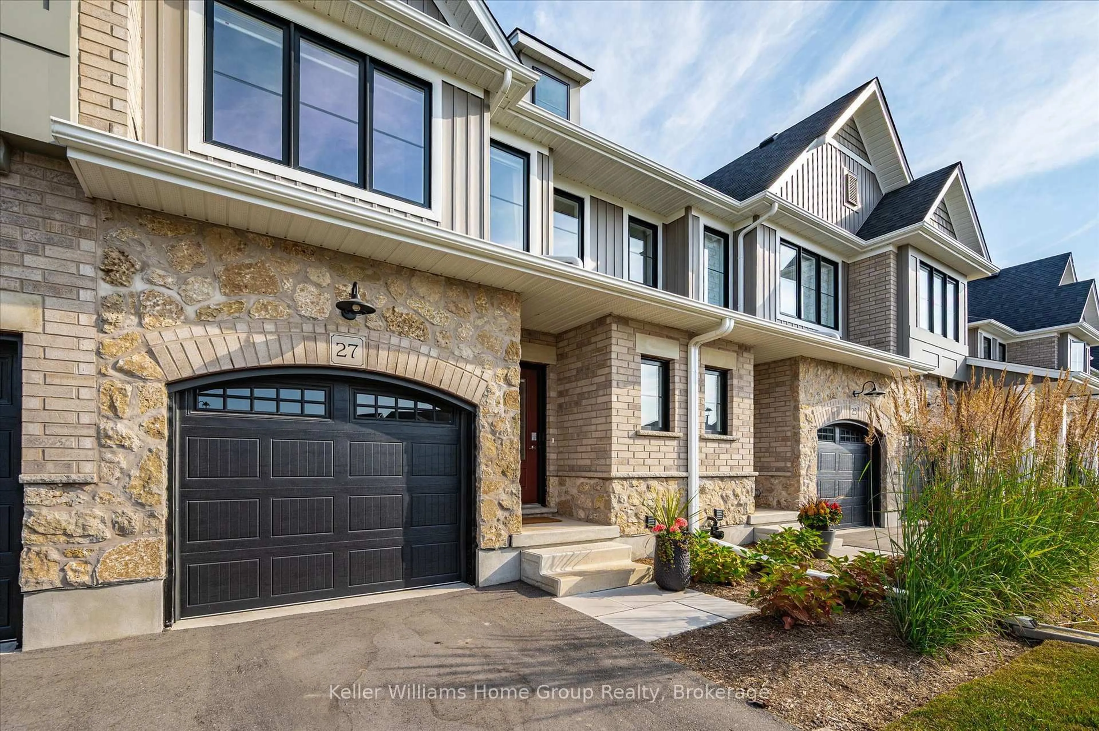 Home with brick exterior material, street for 27 Hedley Lane, Centre Wellington Ontario N0B 1S0