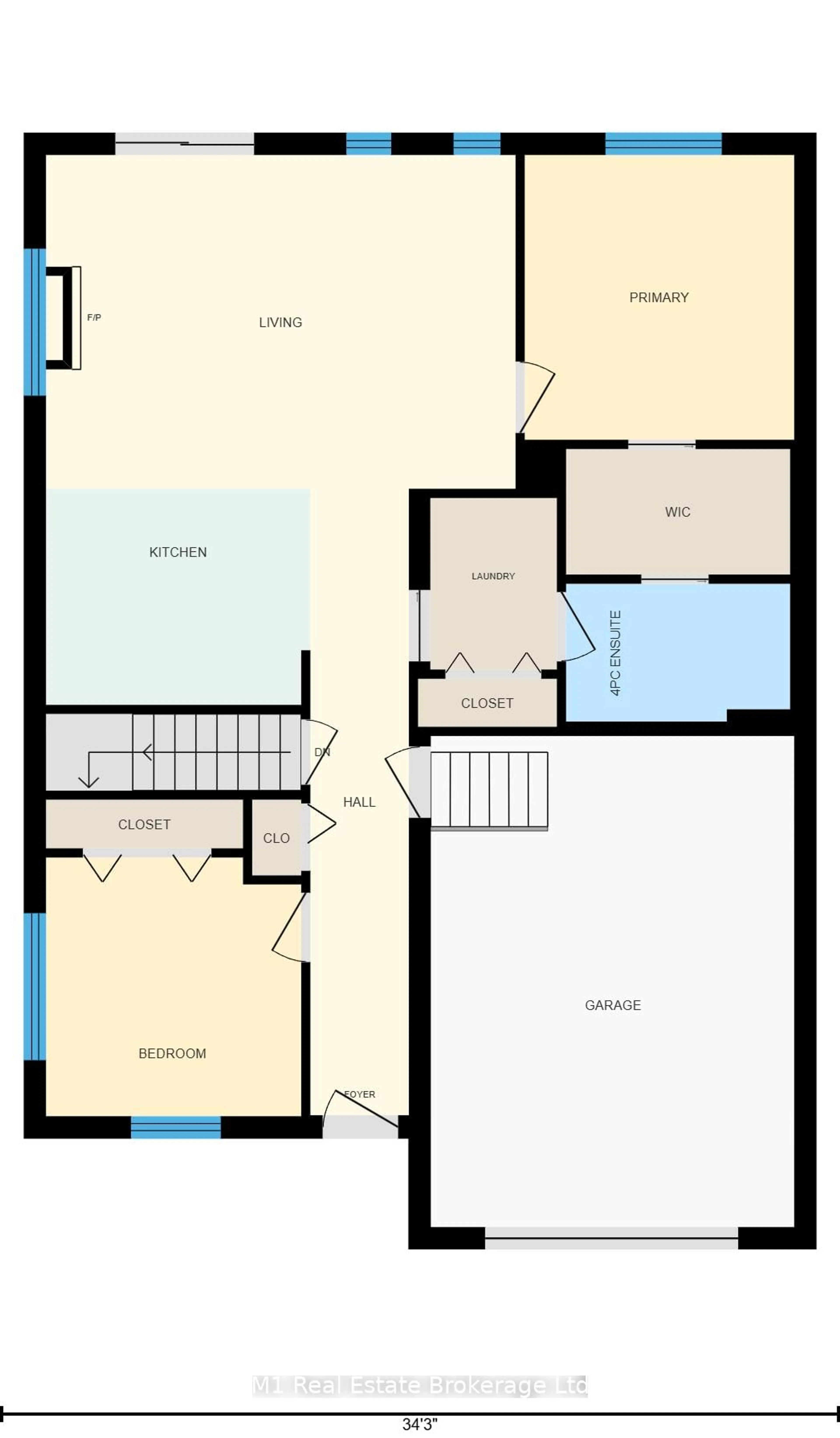 Floor plan for 24 George St #23, Minto Ontario N0G 1Z0
