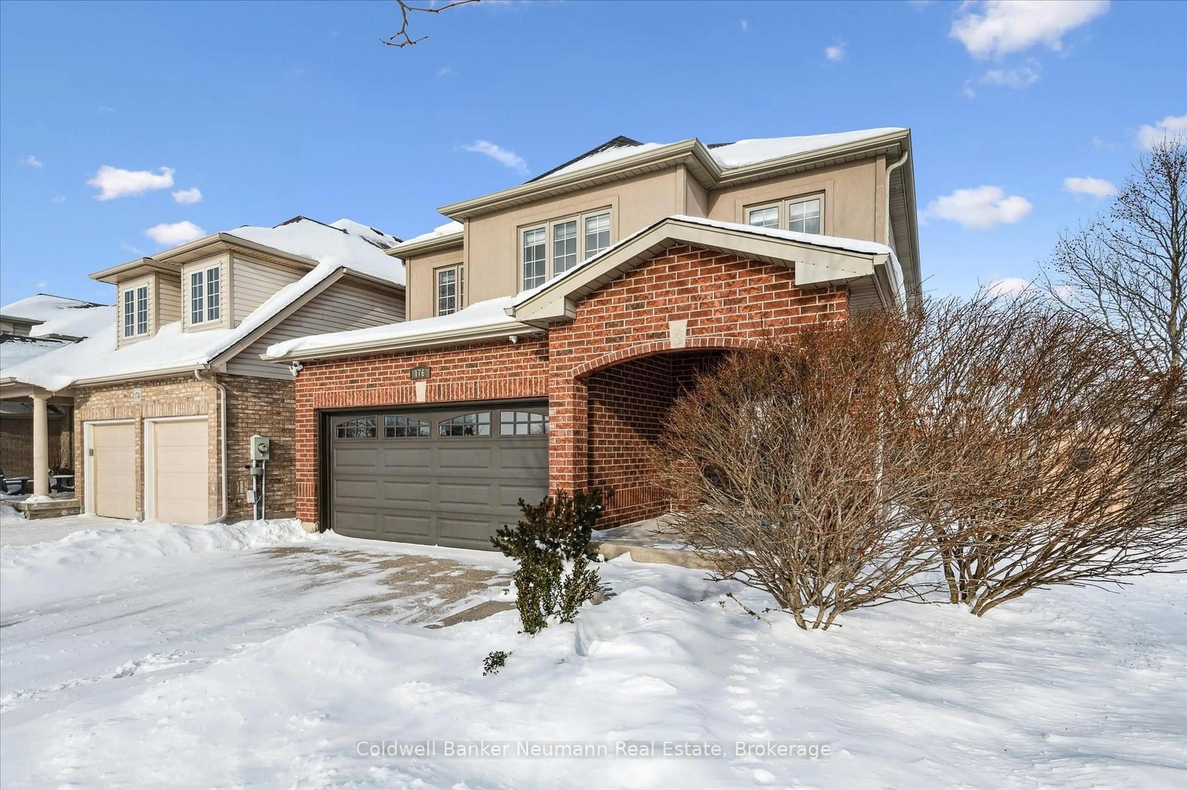 Home with brick exterior material, street for 176 Colonial Dr, Guelph Ontario N1L 1T7