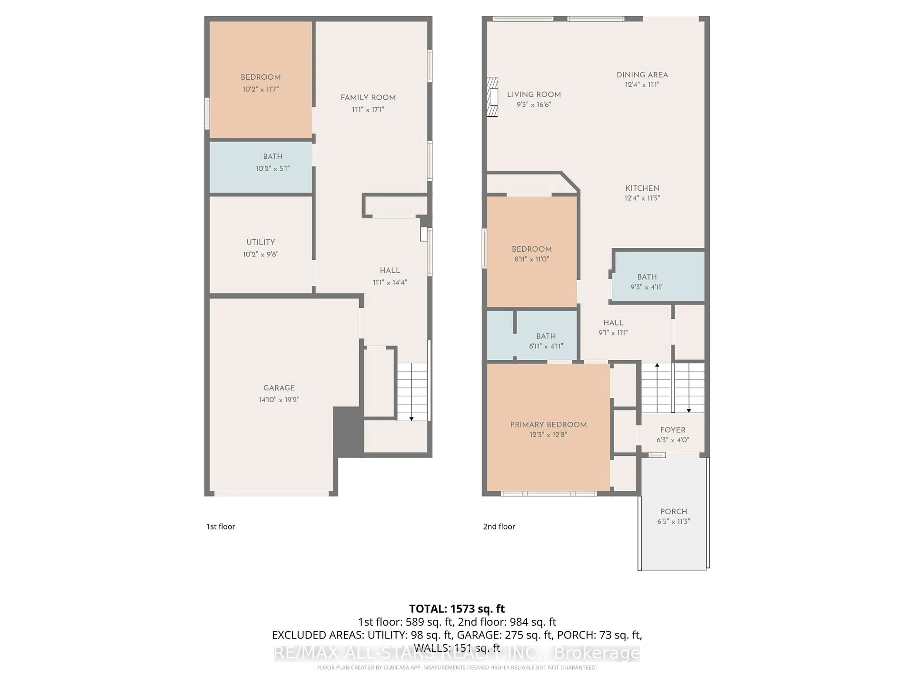 Floor plan for 478 Abound Cres, Peterborough Ontario K0L 2H0