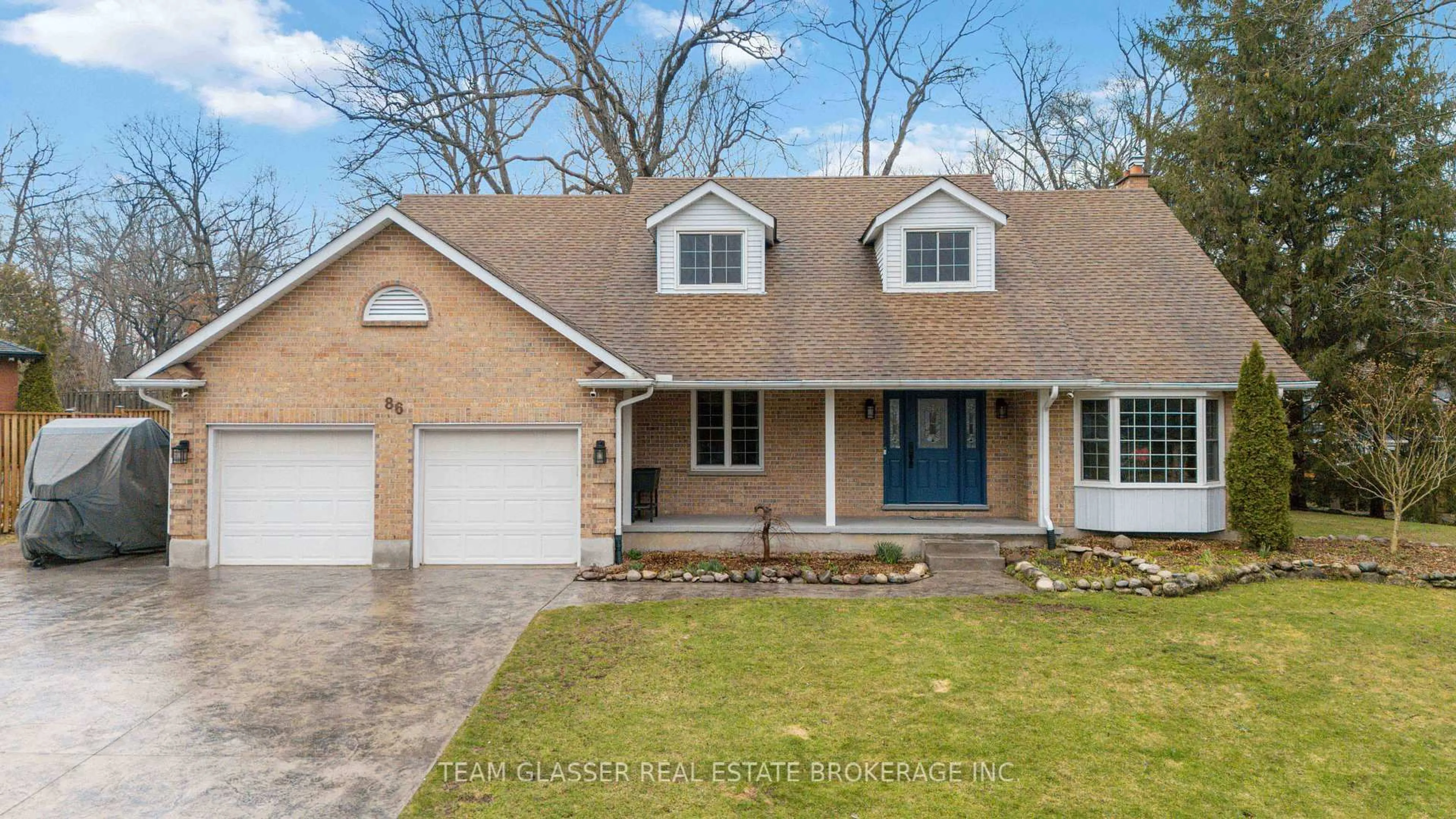 Home with brick exterior material, street for 86 BLACKBURN Cres, Middlesex Centre Ontario N0L 1R0