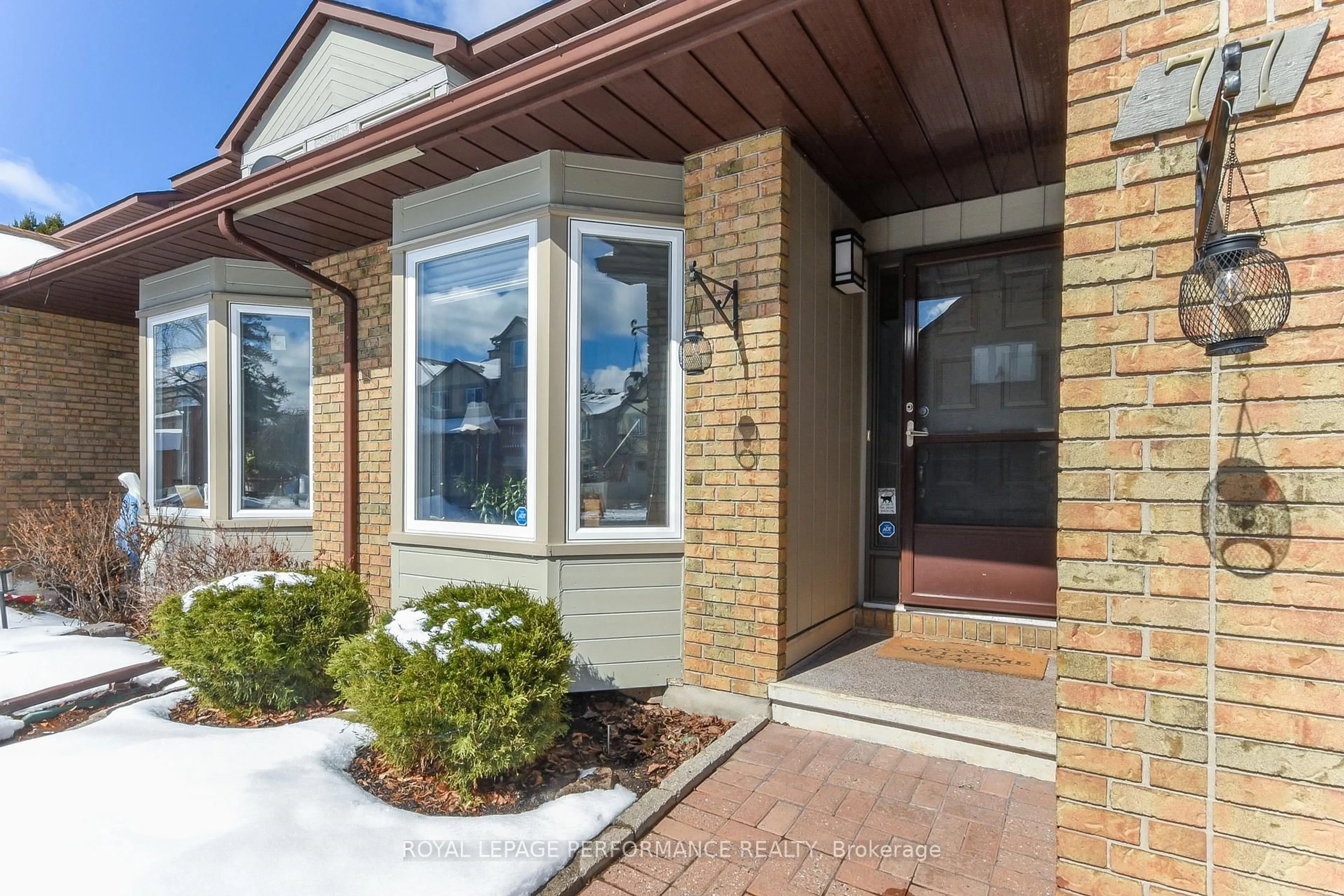 Home with brick exterior material, street for 77 Versailles Private, Ottawa Ontario K1V 0M3