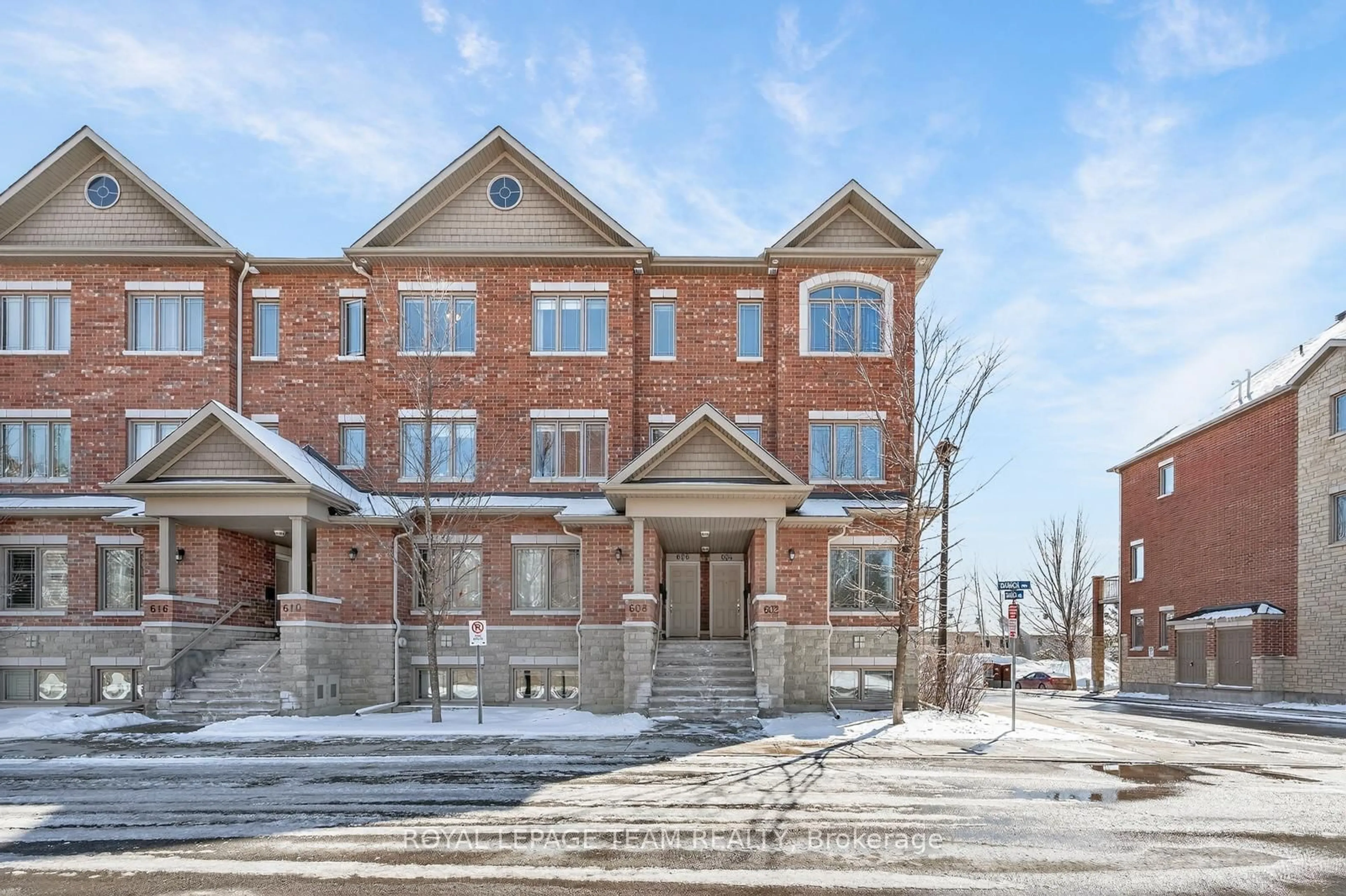 Home with brick exterior material, street for 602 Danaca Private, Ottawa Ontario K1K 2V7