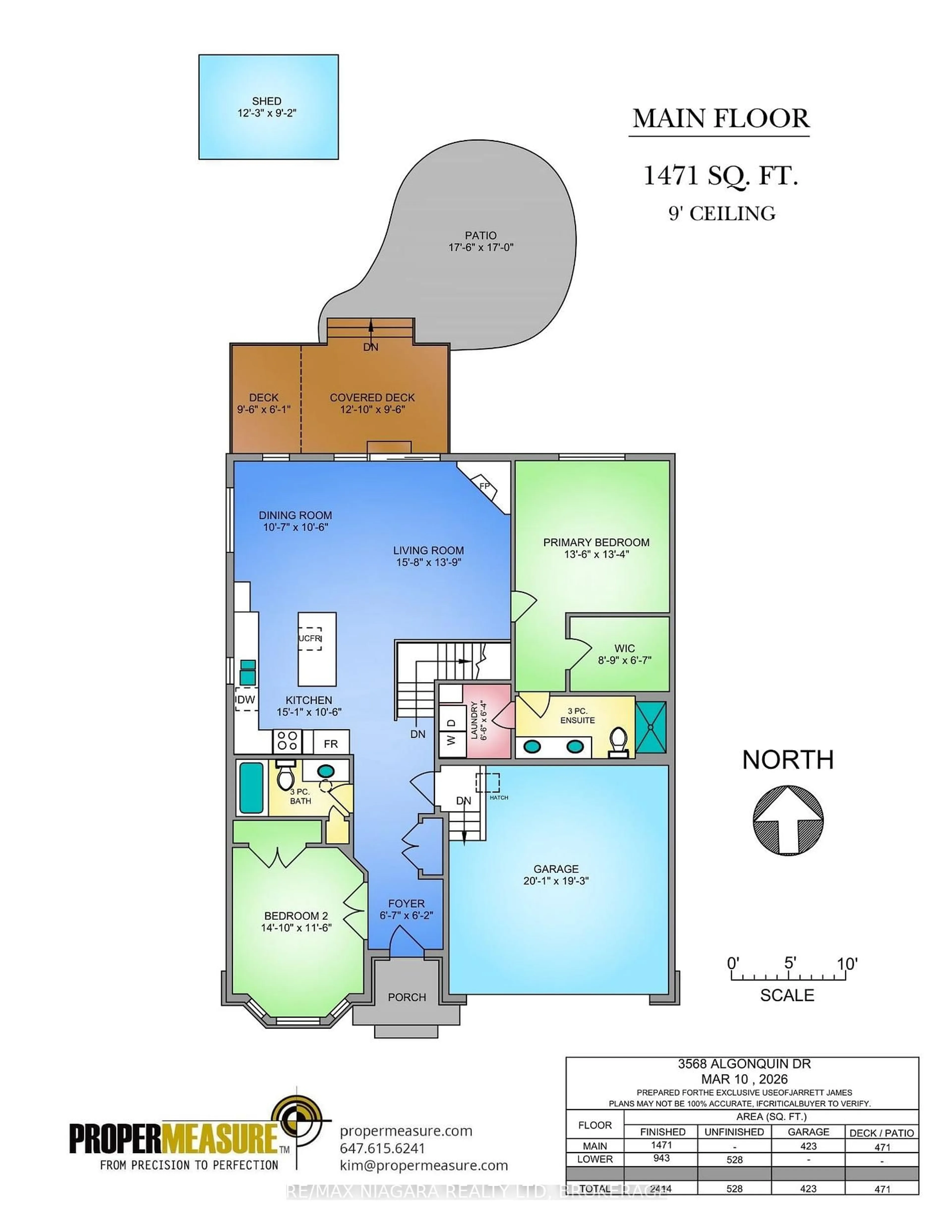 Floor plan for 3568 Algonquin Dr, Fort Erie Ontario L0S 1N0