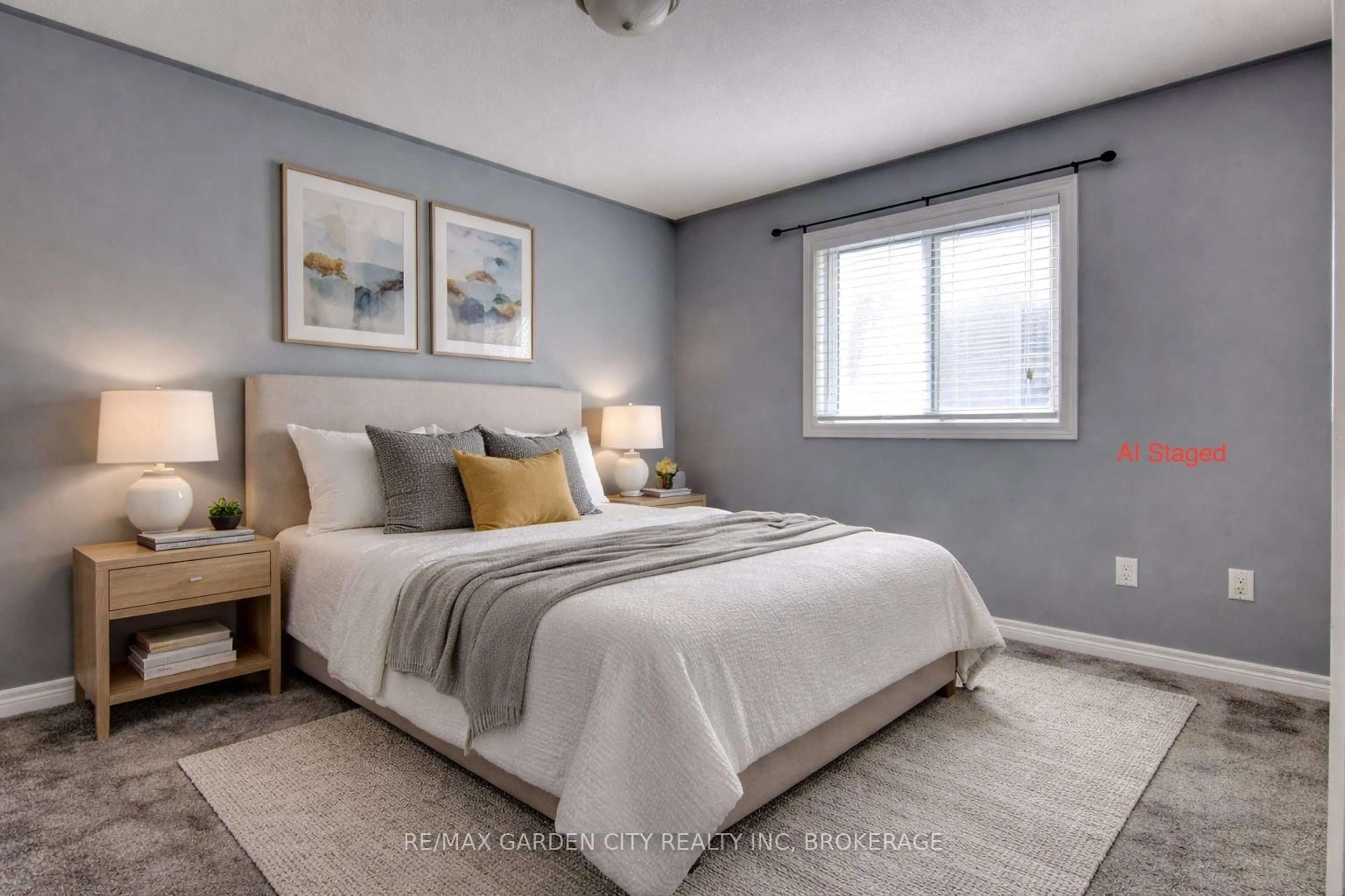 Bedroom with bed, unknown for 180 Drapers St, Welland Ontario L3C 7N2