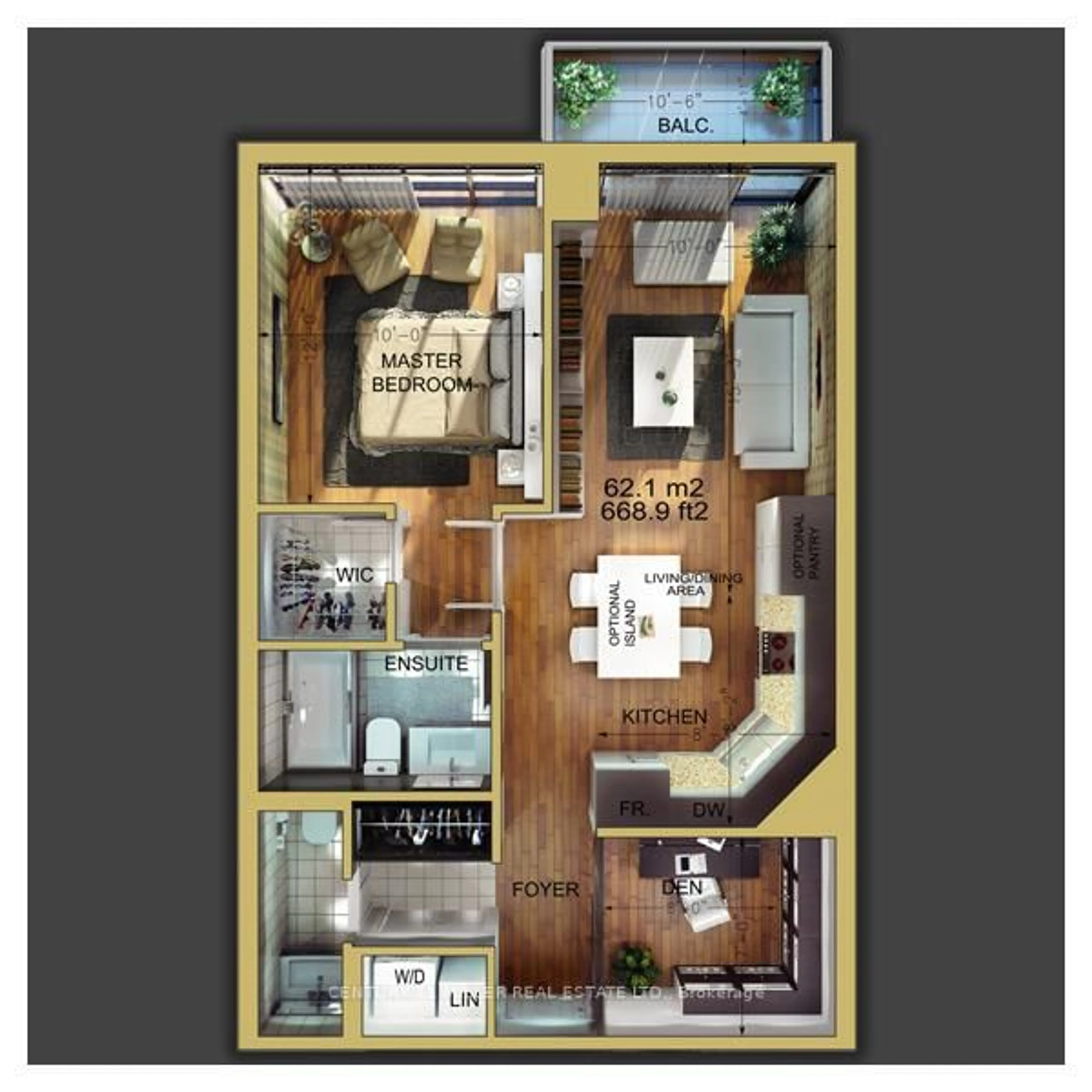 Floor plan for 560 North Service Rd #303, Grimsby Ontario L3M 0G3