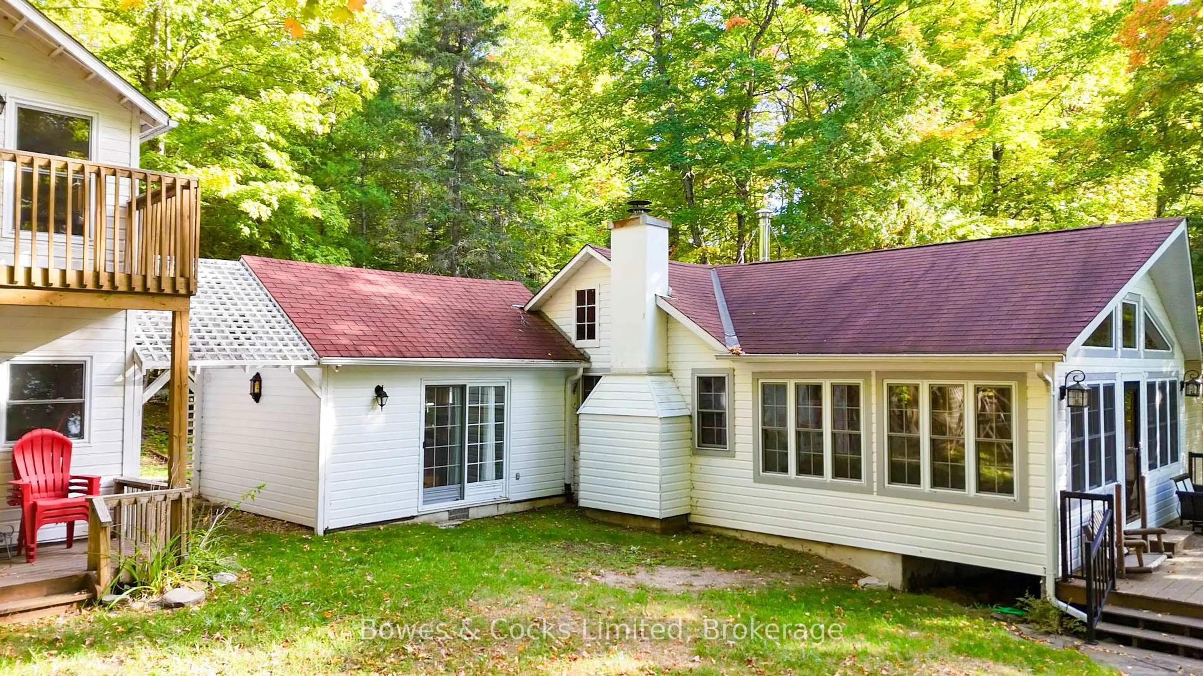 A pic from outside/outdoor area/front of a property/back of a property/a pic from drone, unknown for 408 Couchs Rd, North Kawartha Ontario K0L 1A0