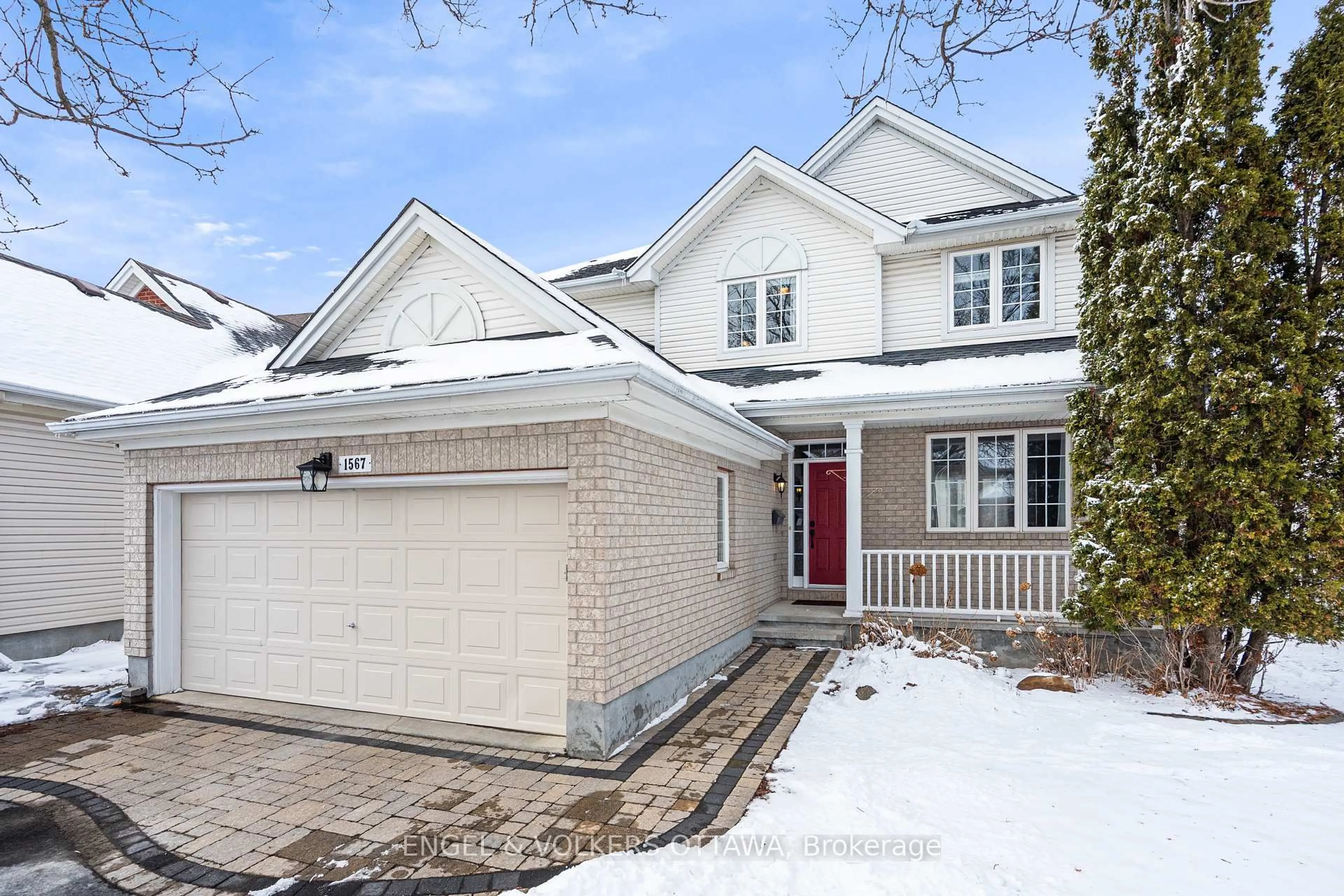 Home with brick exterior material, street for 1567 Winterport Way, Orleans Ontario K4A 4B9