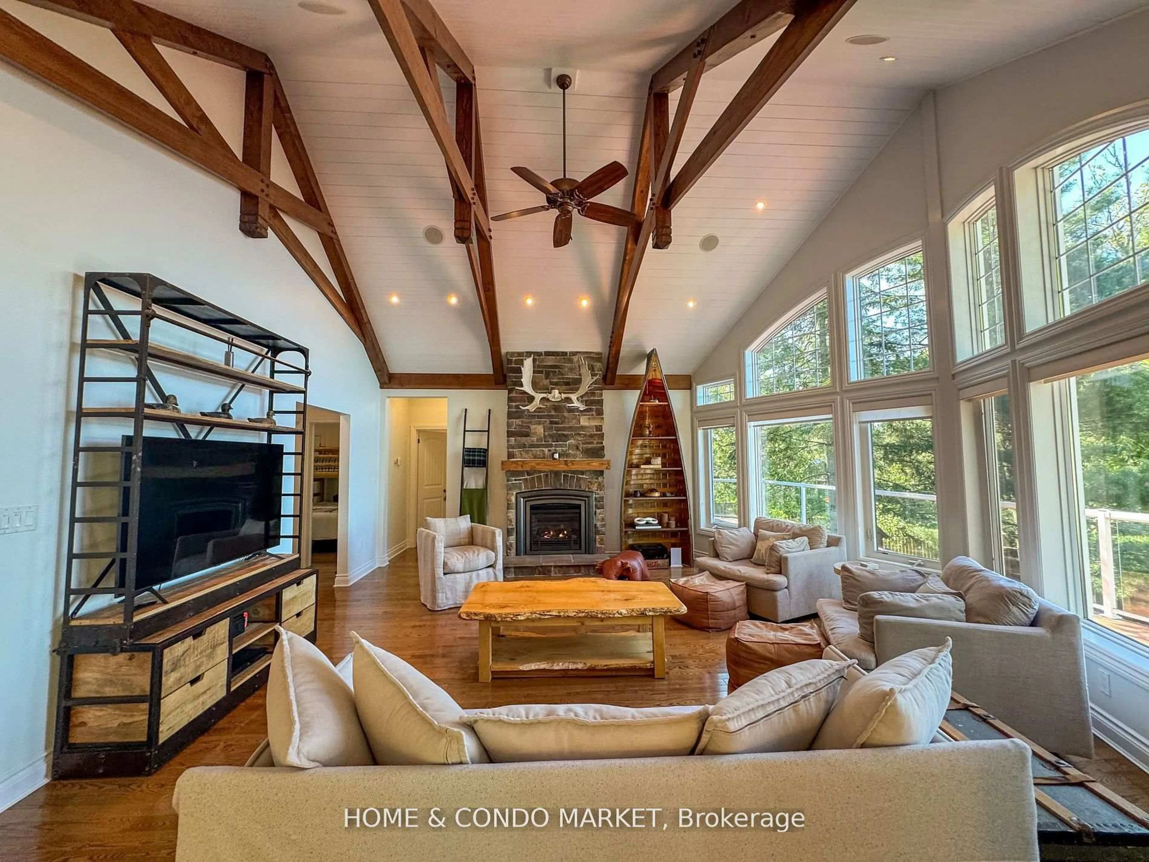 Living room with furniture, unknown for 14 Charles Ave, McKellar Ontario P2A 0B4