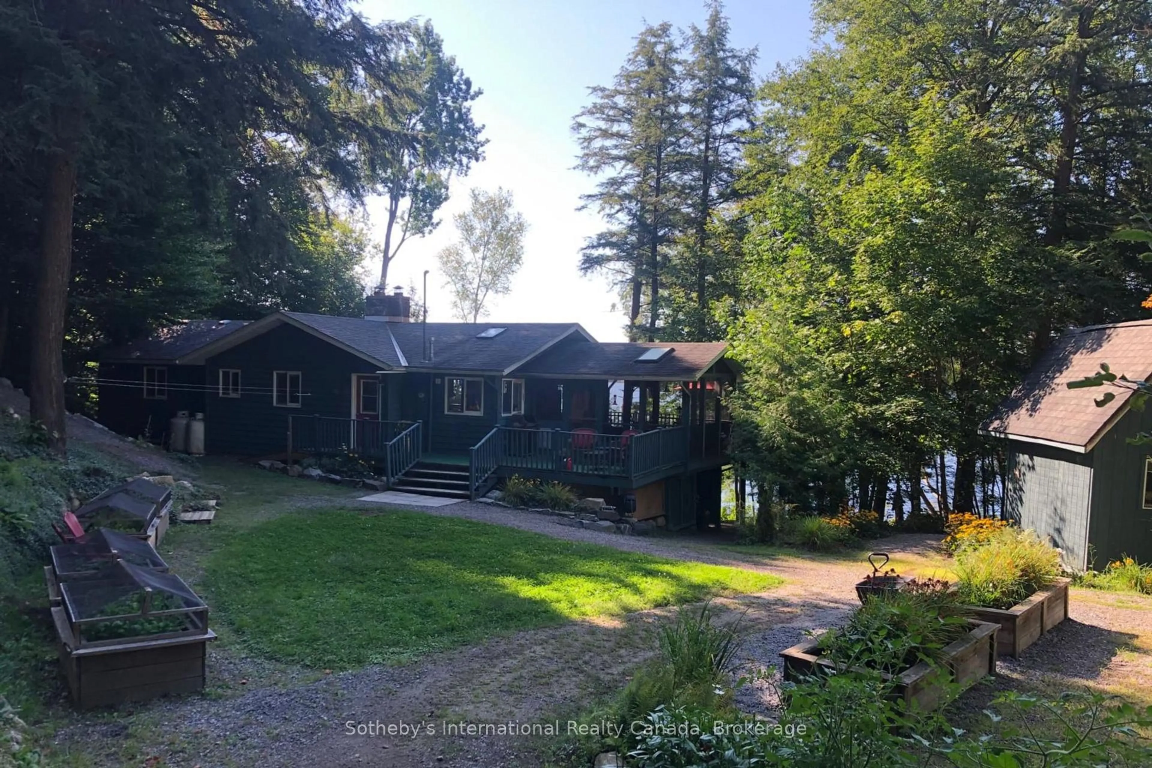 A pic from outside/outdoor area/front of a property/back of a property/a pic from drone, unknown for 87B McCans Rd, Seguin Ontario P0C 1J0