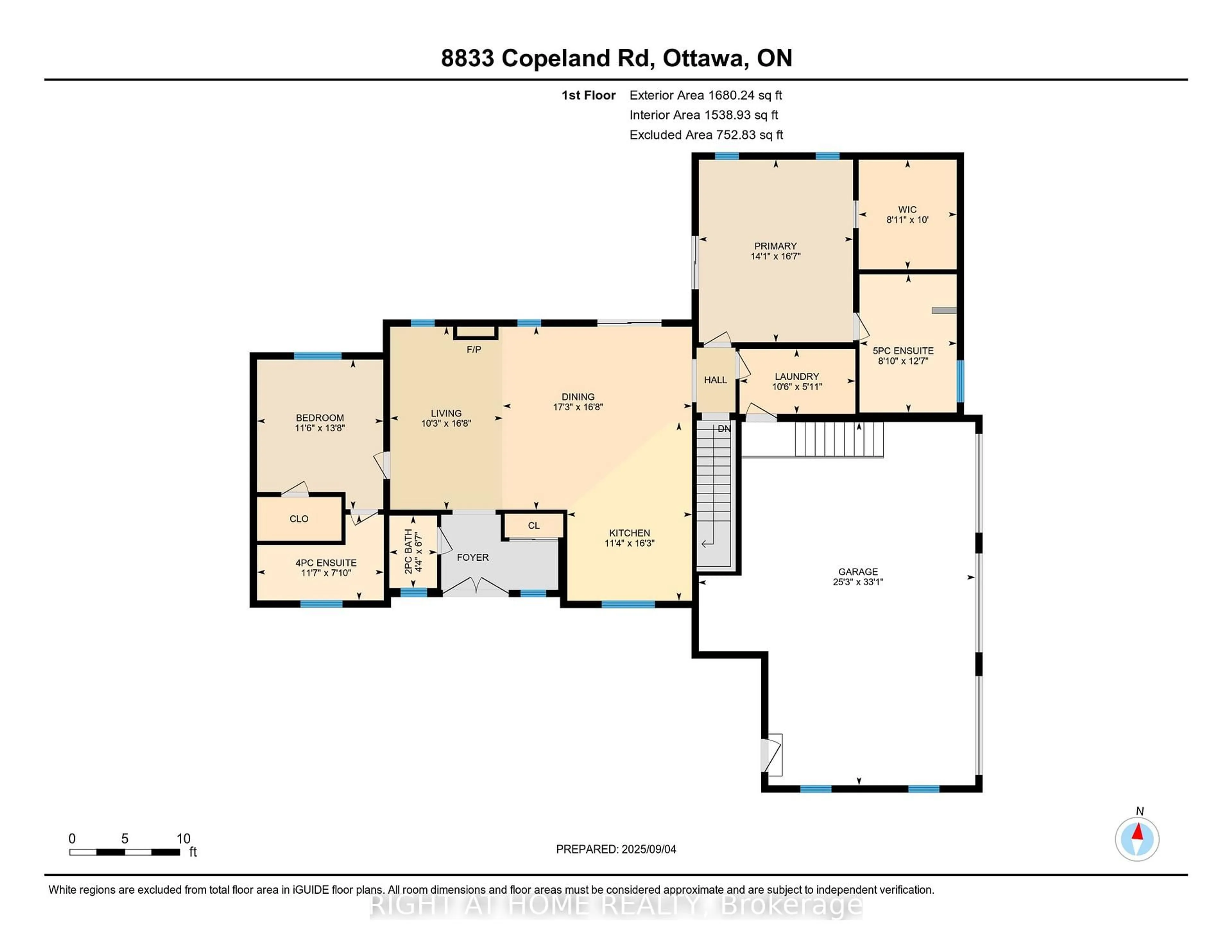 Floor plan for 8833 Copeland Rd, Ashton Ontario K0A 1B0