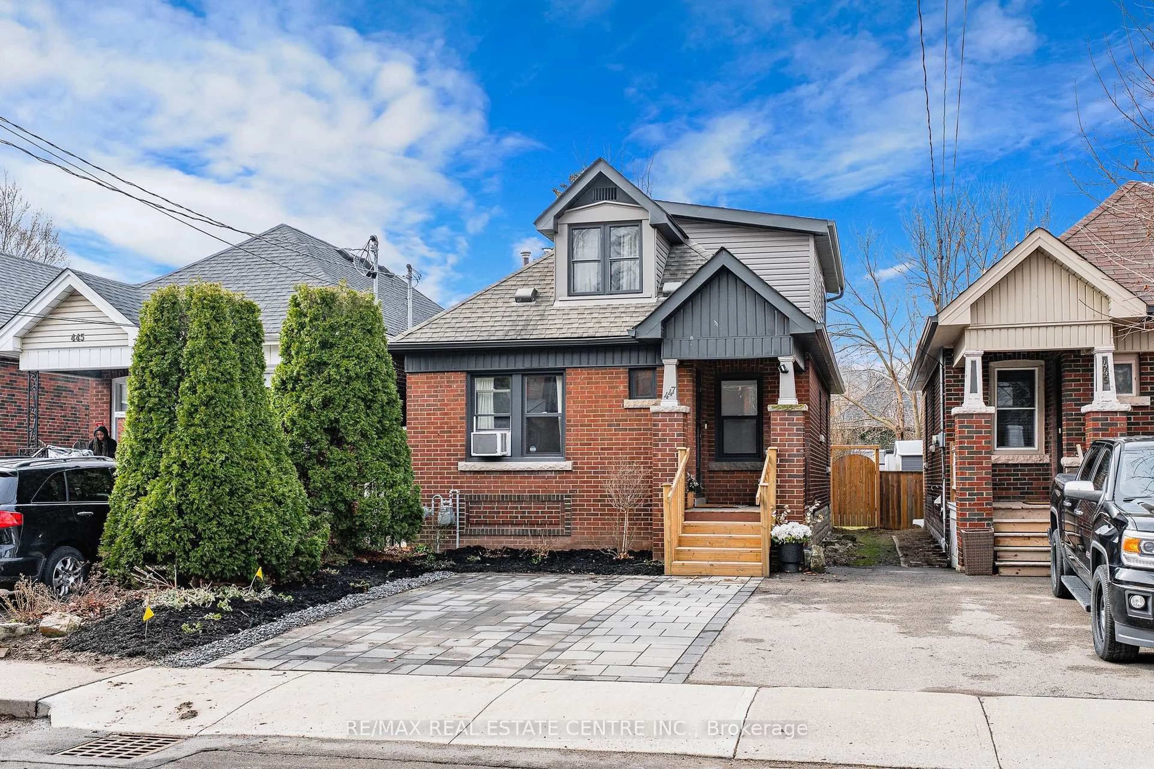 Home with brick exterior material, street for 447 Herkimer St, Hamilton Ontario L8P 2J4