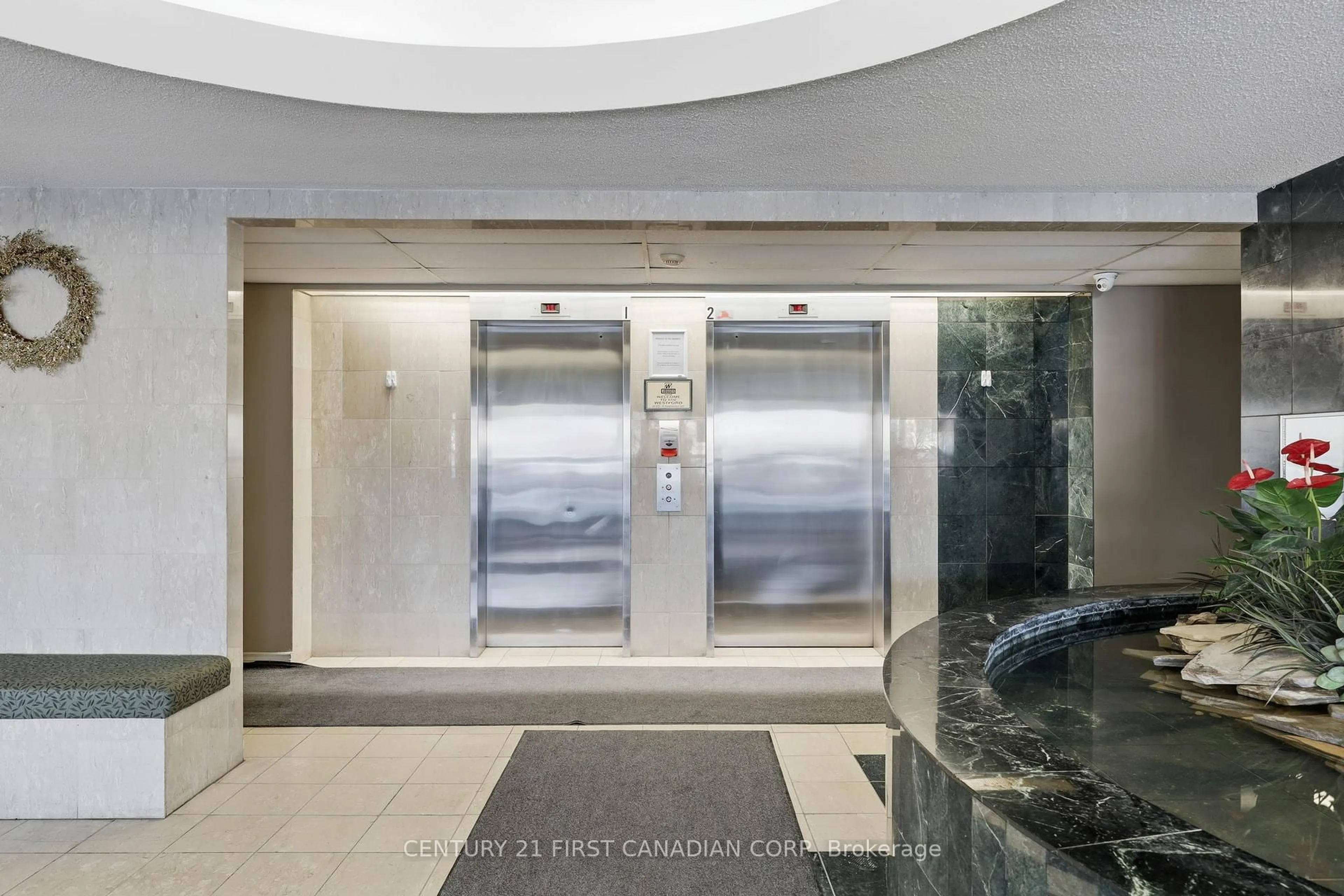 Indoor foyer for 744 Wonderland Rd #306, London South Ontario N6K 4K3