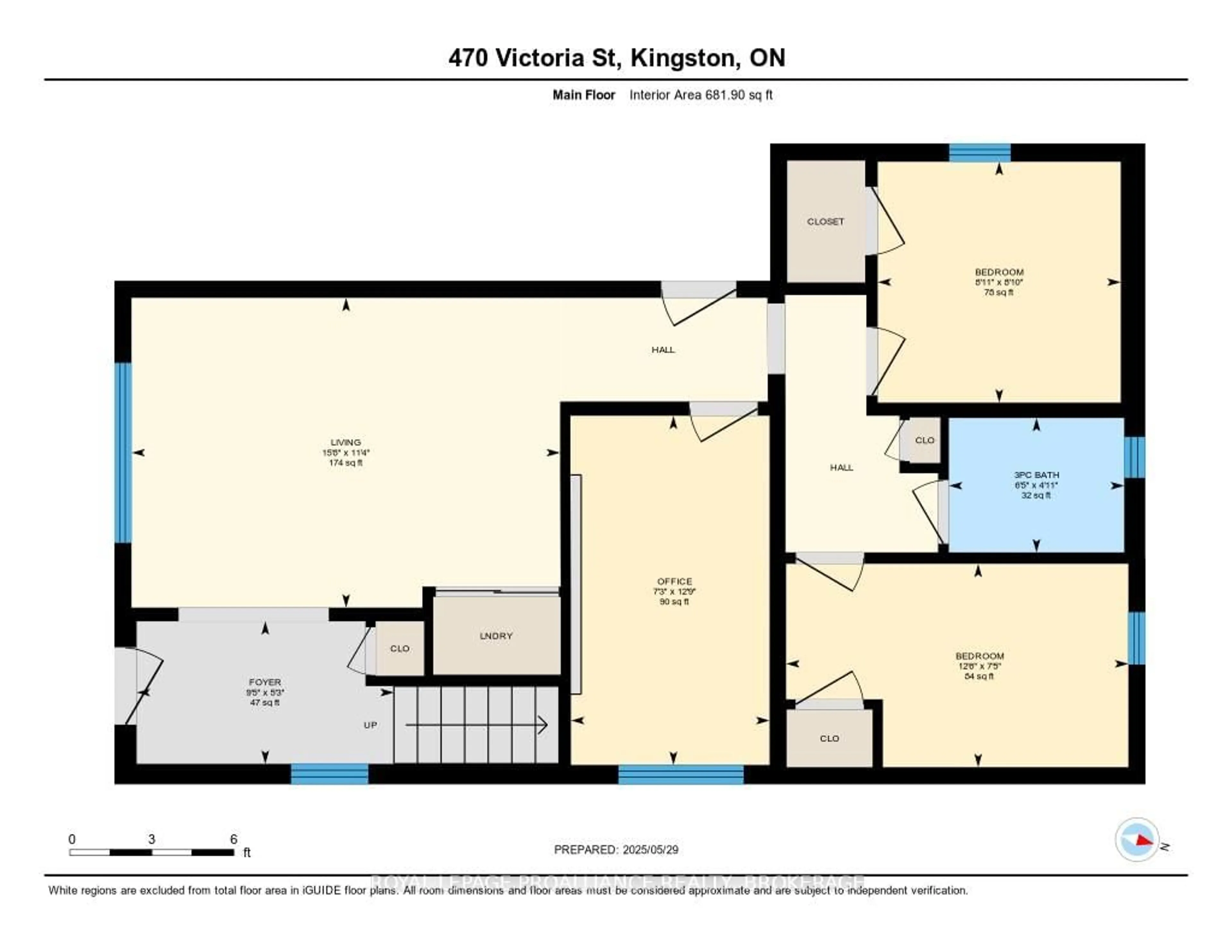 Floor plan for 468-470 Victoria St, Kingston Ontario K7L 3Z7