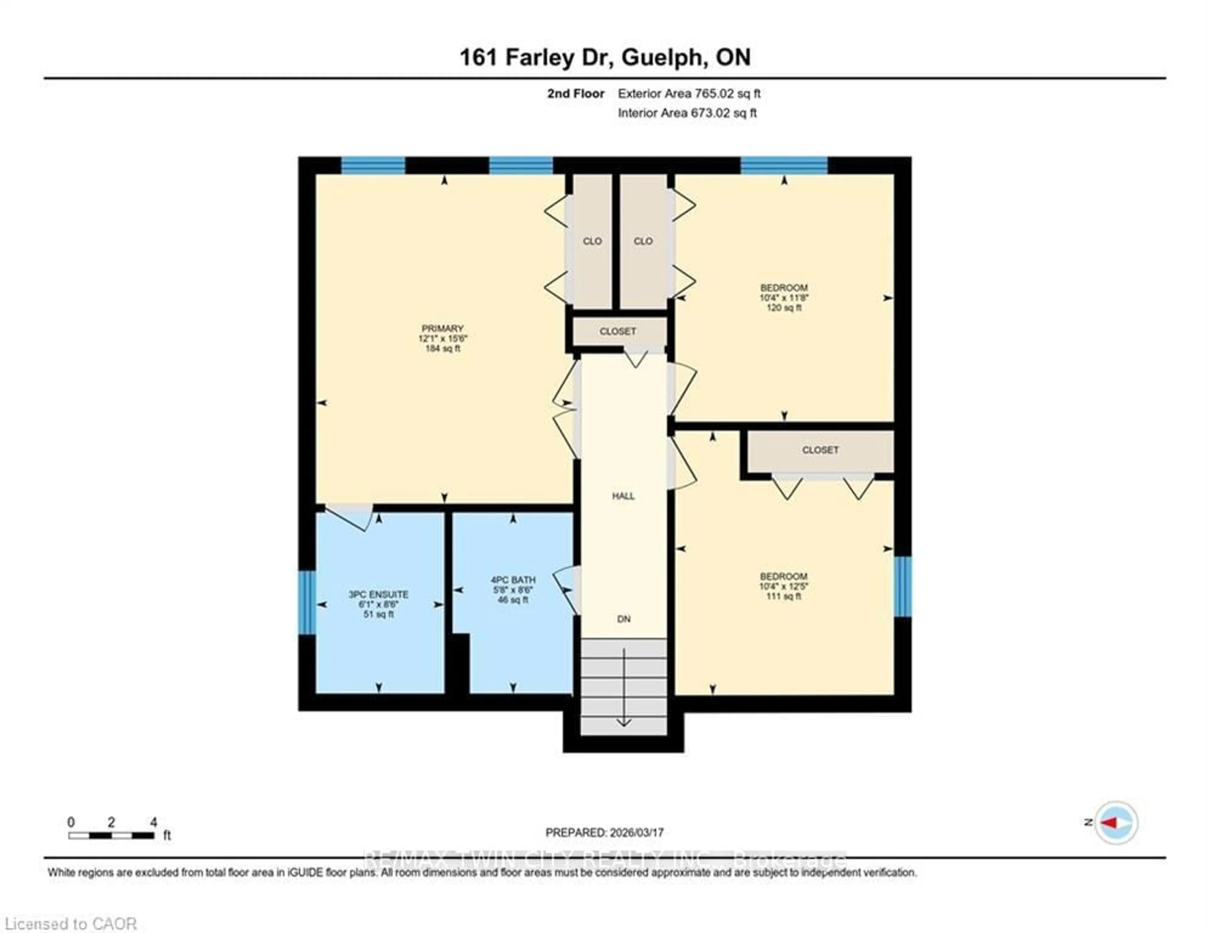 Floor plan for 161 FARLEY Dr, Guelph Ontario N1L 1L7