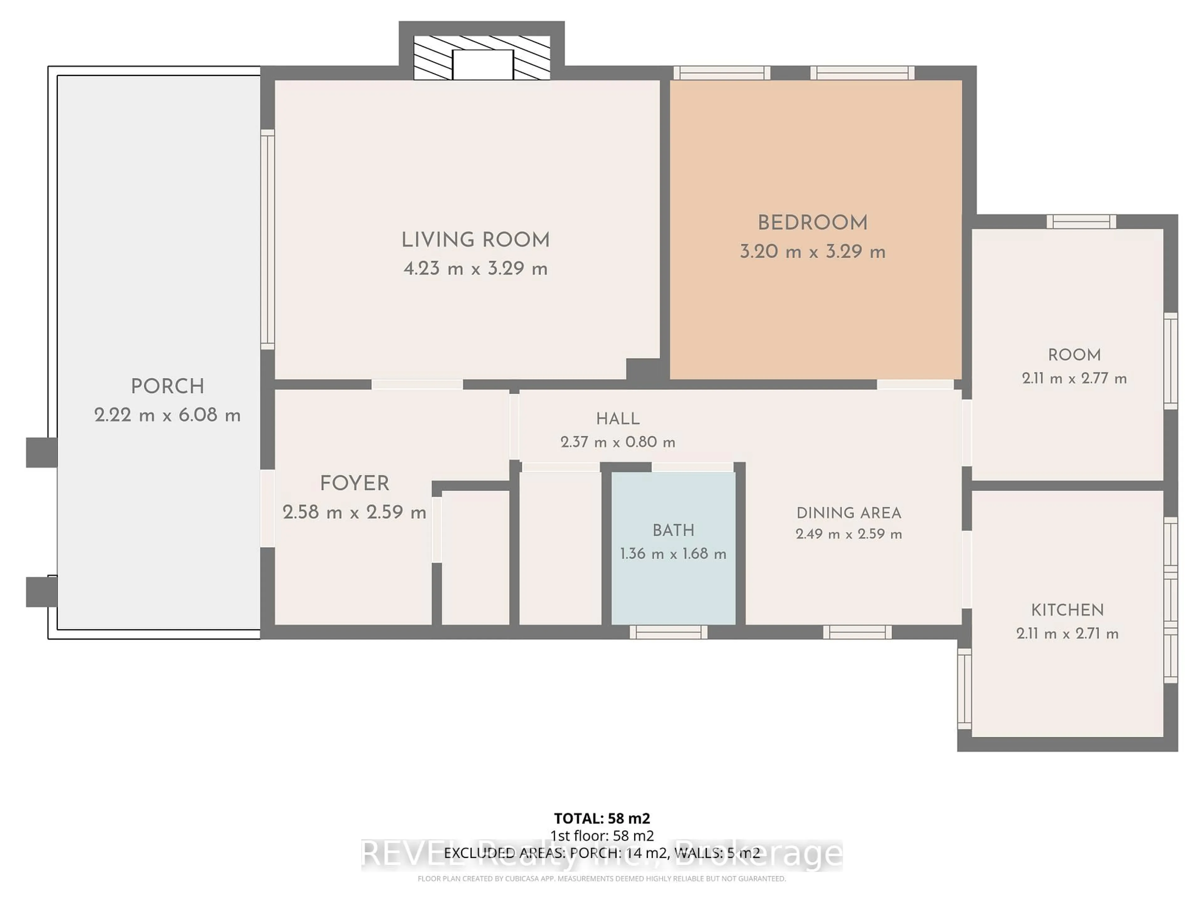 Floor plan for 4819 Fourth Ave, Niagara Falls Ontario L2E 4P2