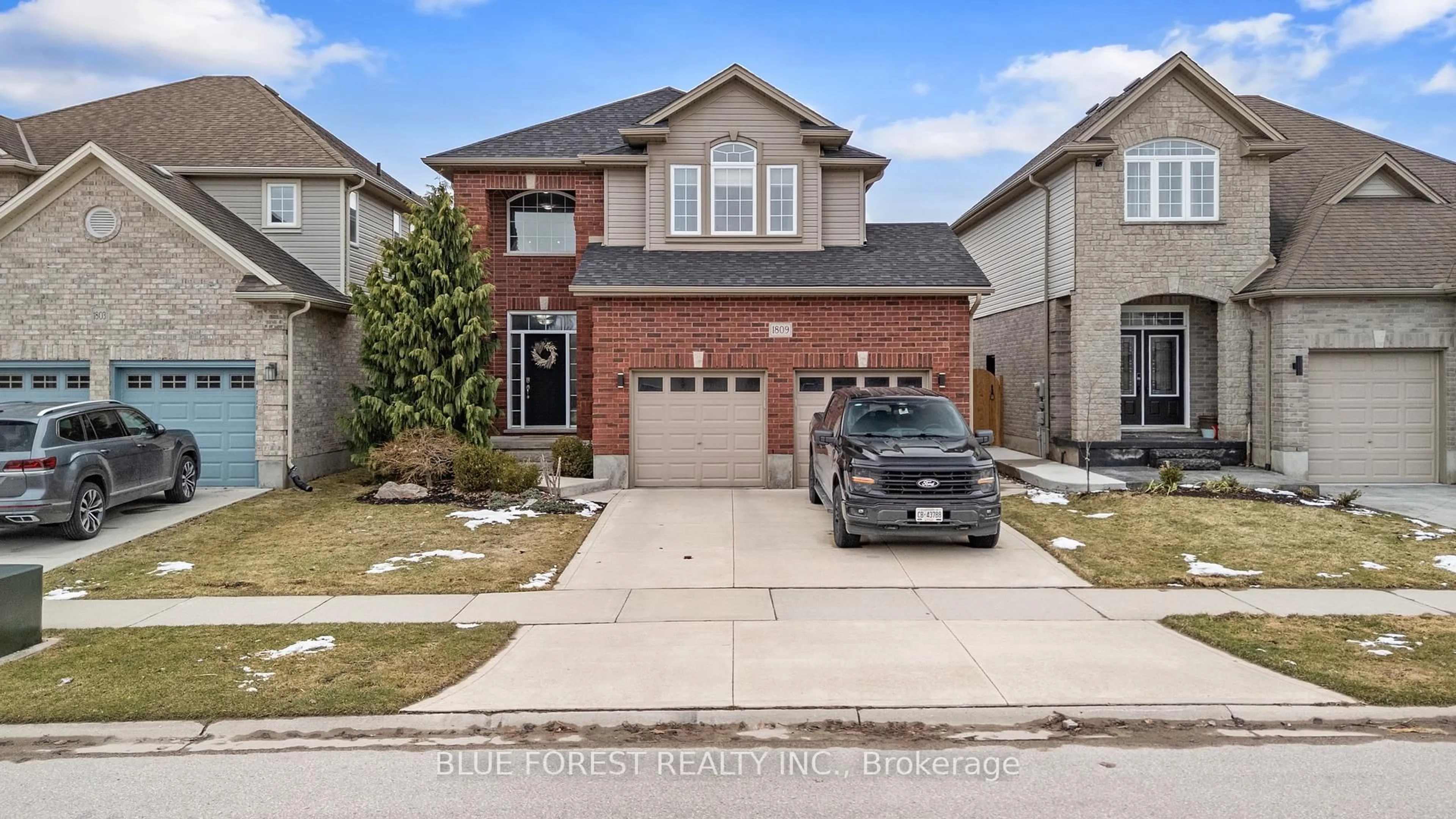 Home with brick exterior material, street for 1809 Jubilee Dr, London North Ontario N6G 0H5