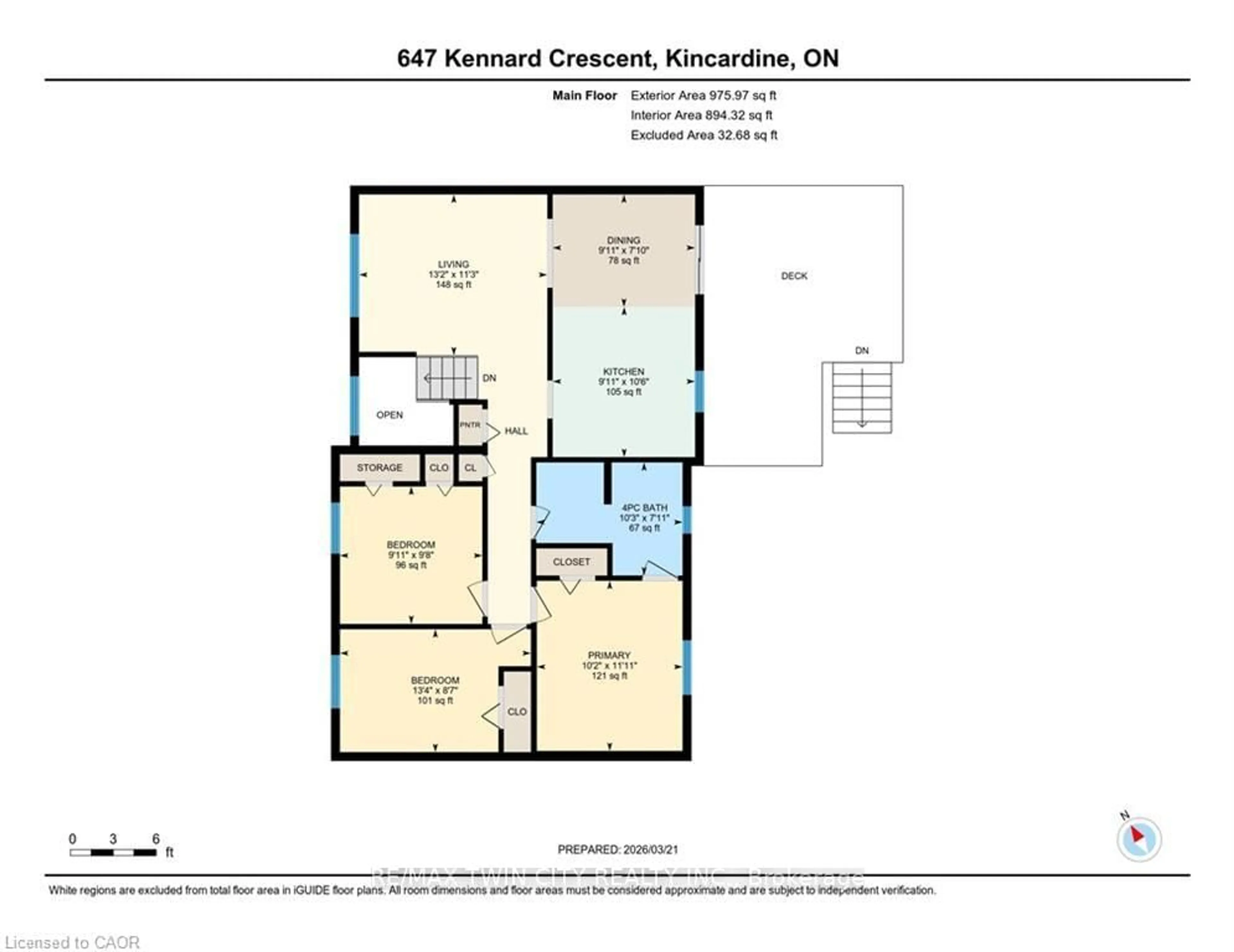 Floor plan for 647 KENNARD Cres, Kincardine Ontario N2Z 1T4