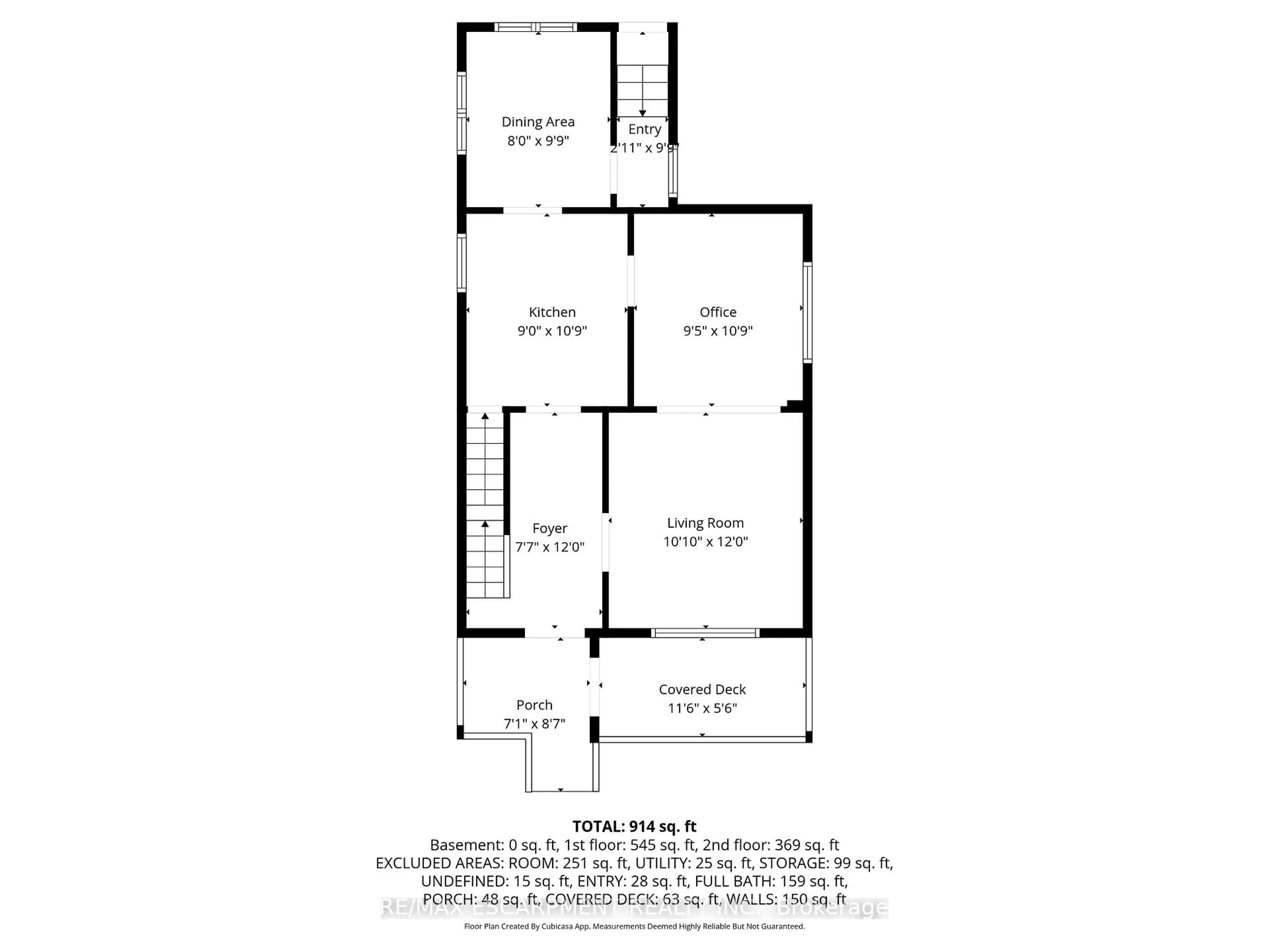 Floor plan for 95 East 35th St, Hamilton Ontario L8V 3X9