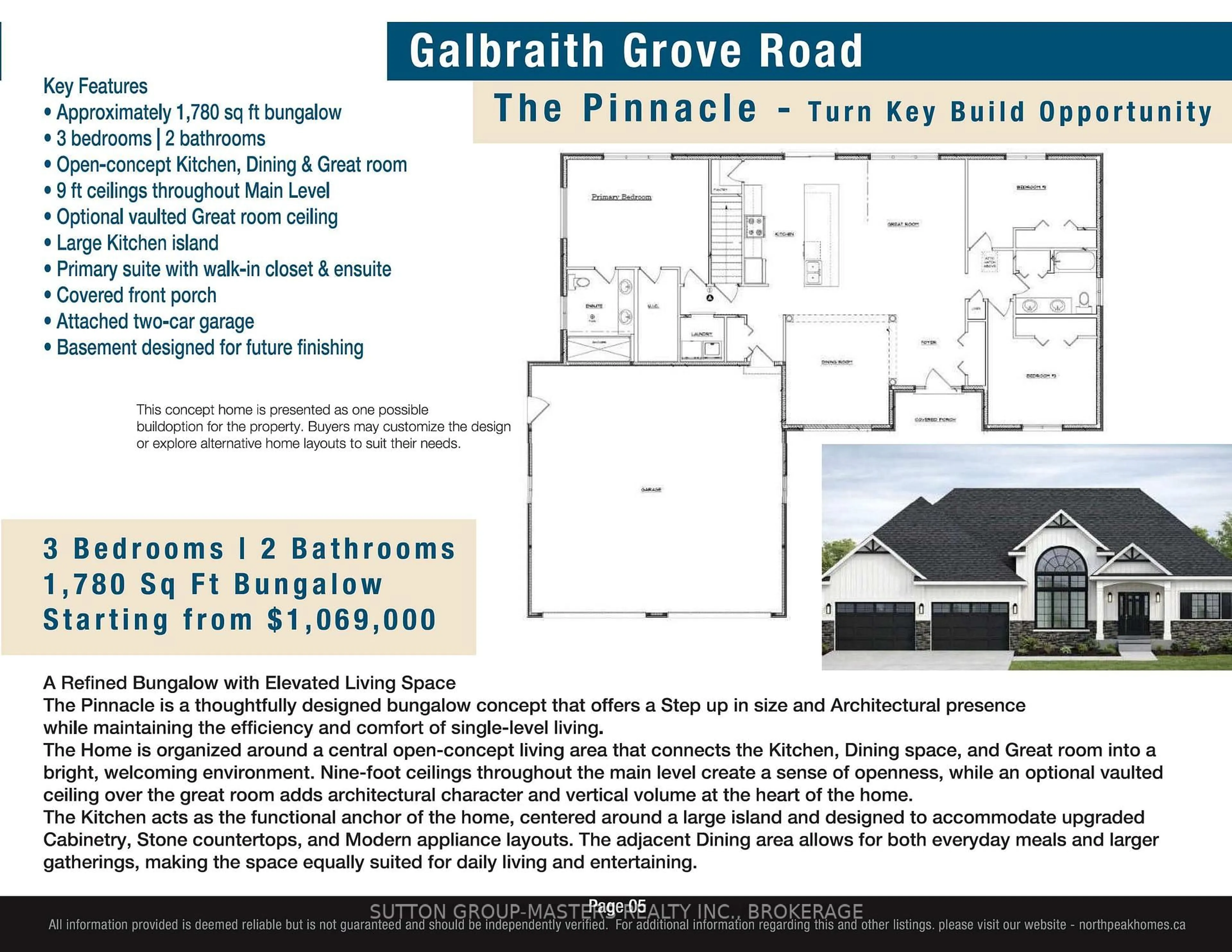 Floor plan for 0-A Galbraith Grove Rd, Yarker Ontario K0K 3N0