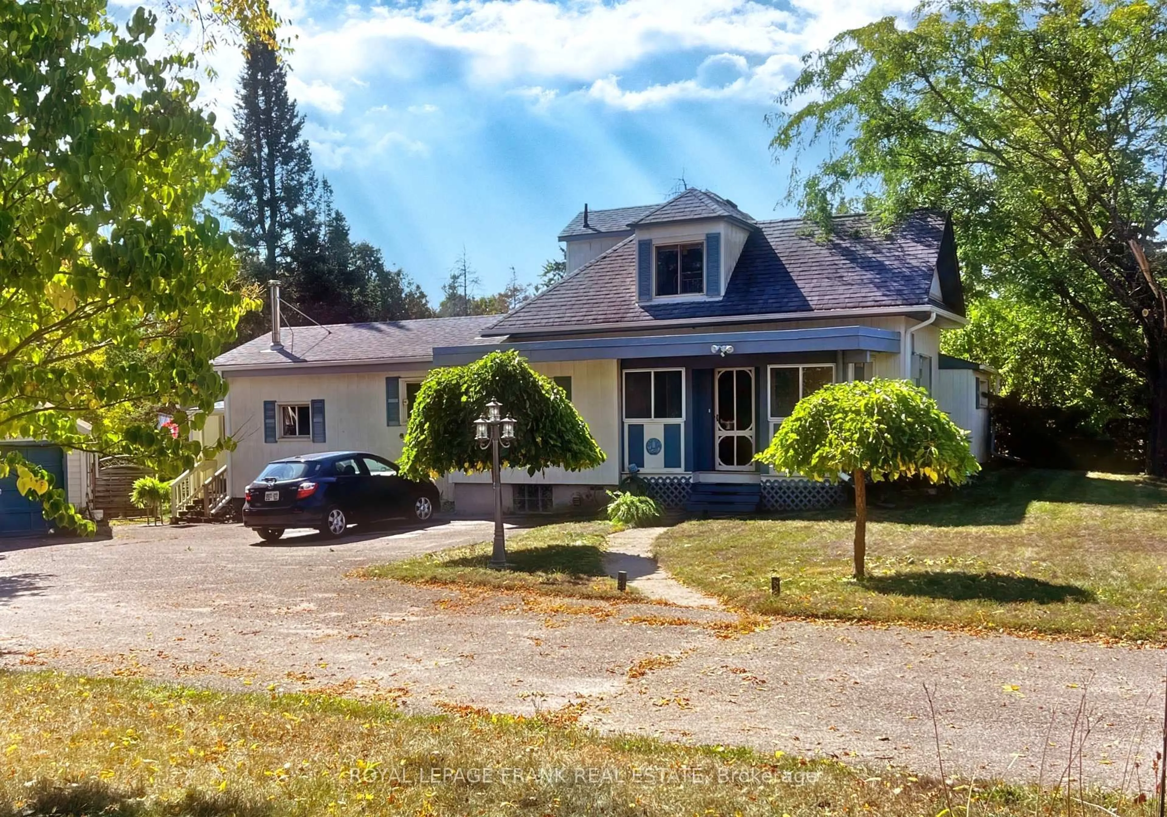 A pic from outside/outdoor area/front of a property/back of a property/a pic from drone, street for 4420 County Rd 29, Douro-Dummer Ontario K0L 2H0
