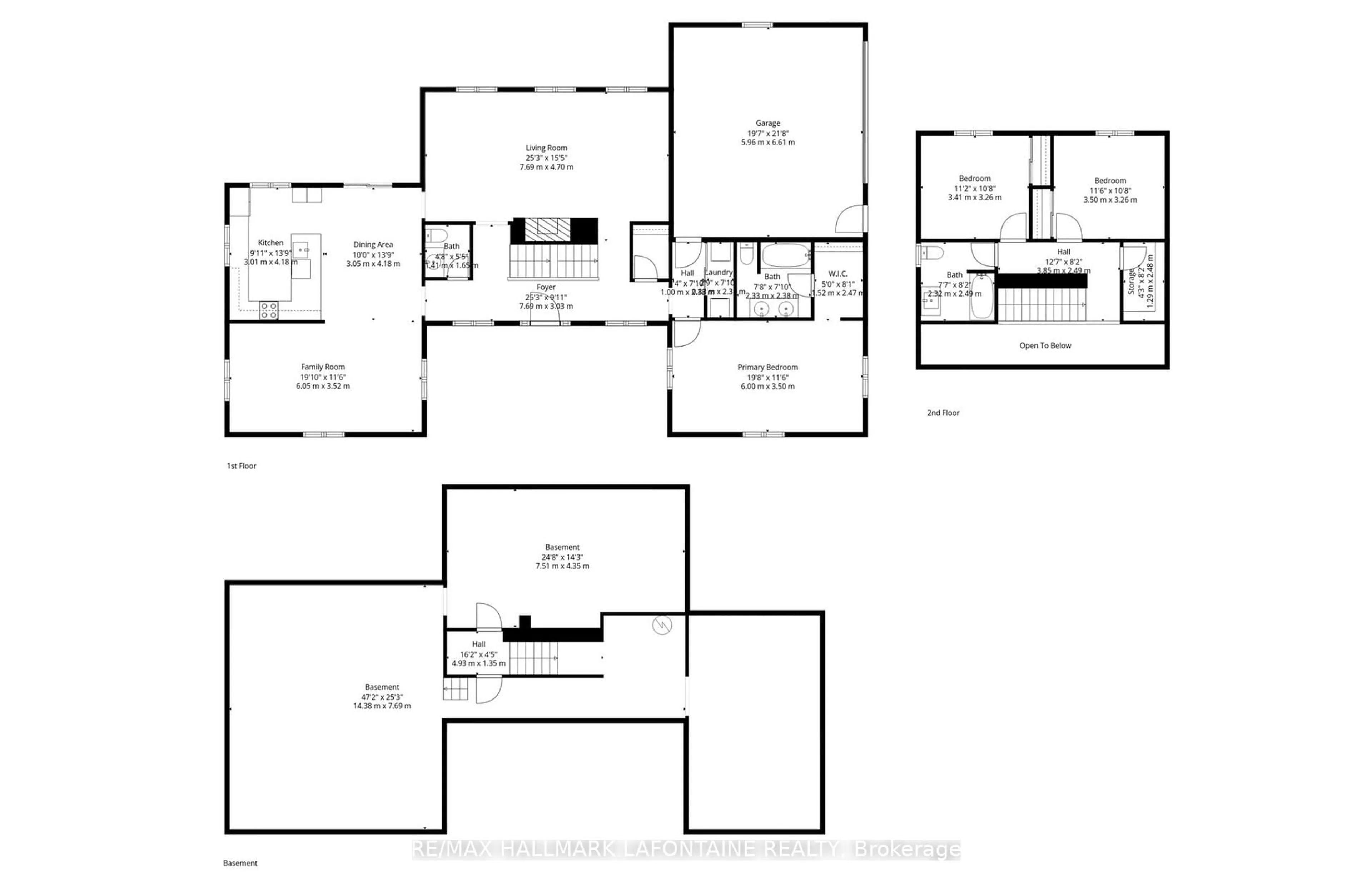Floor plan for 1460 Kinsella Dr, Ottawa Ontario K4C 1A9