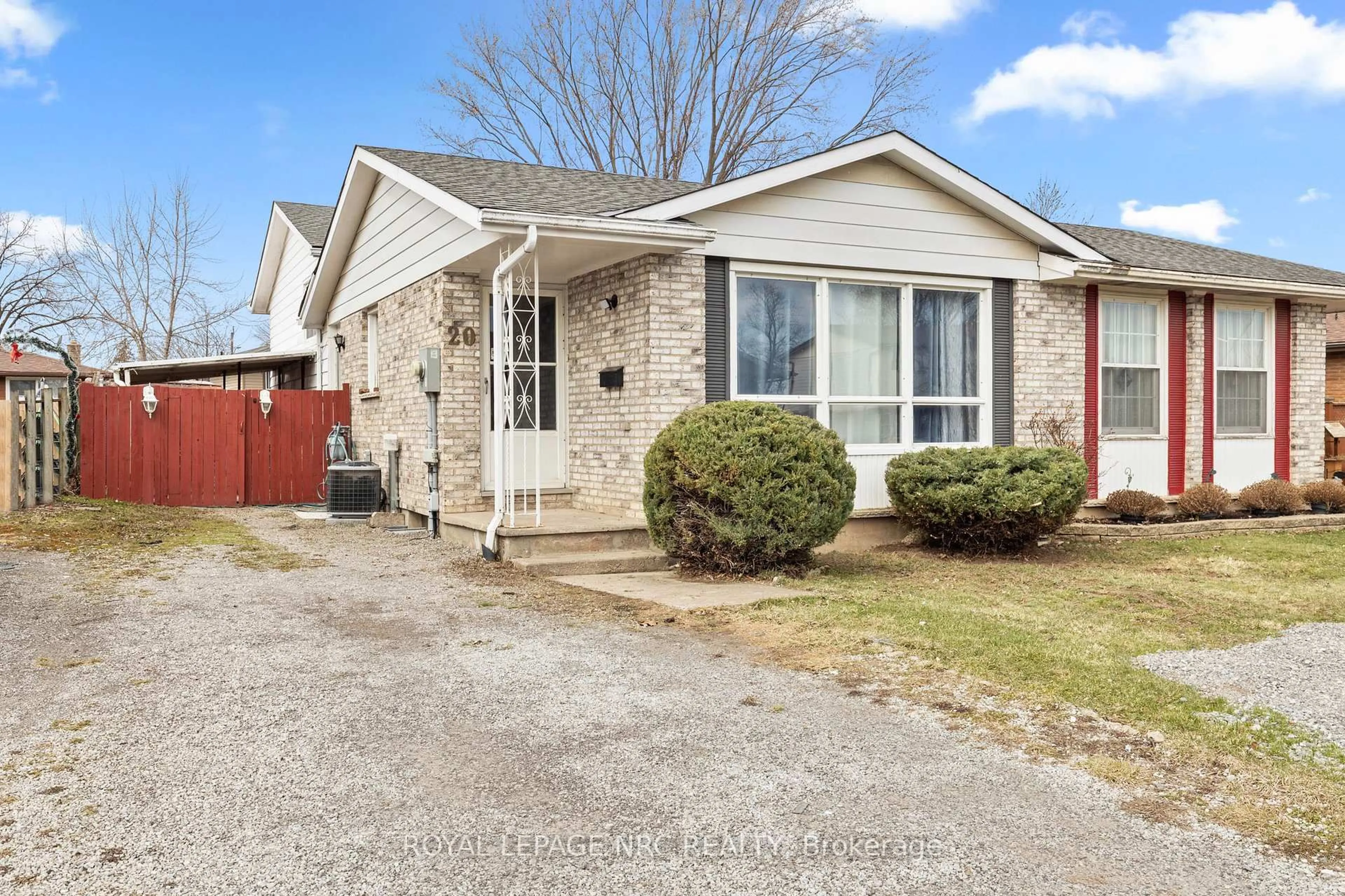 Home with brick exterior material, street for 20 Canterbury Dr, St. Catharines Ontario L2P 3M7