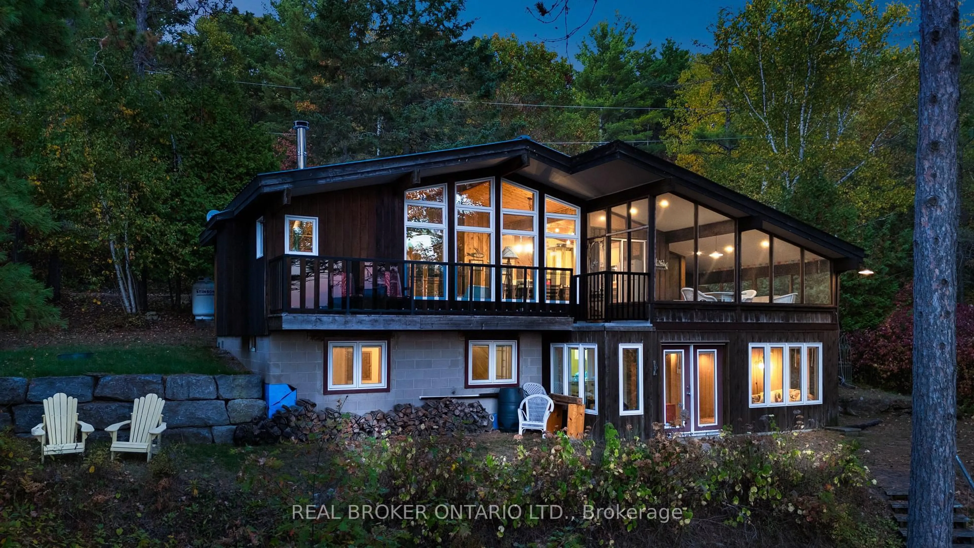 Home with vinyl exterior material, water/lake/river/ocean view for 67 Birch Hill Lane, Calabogie Ontario K0J 1H0