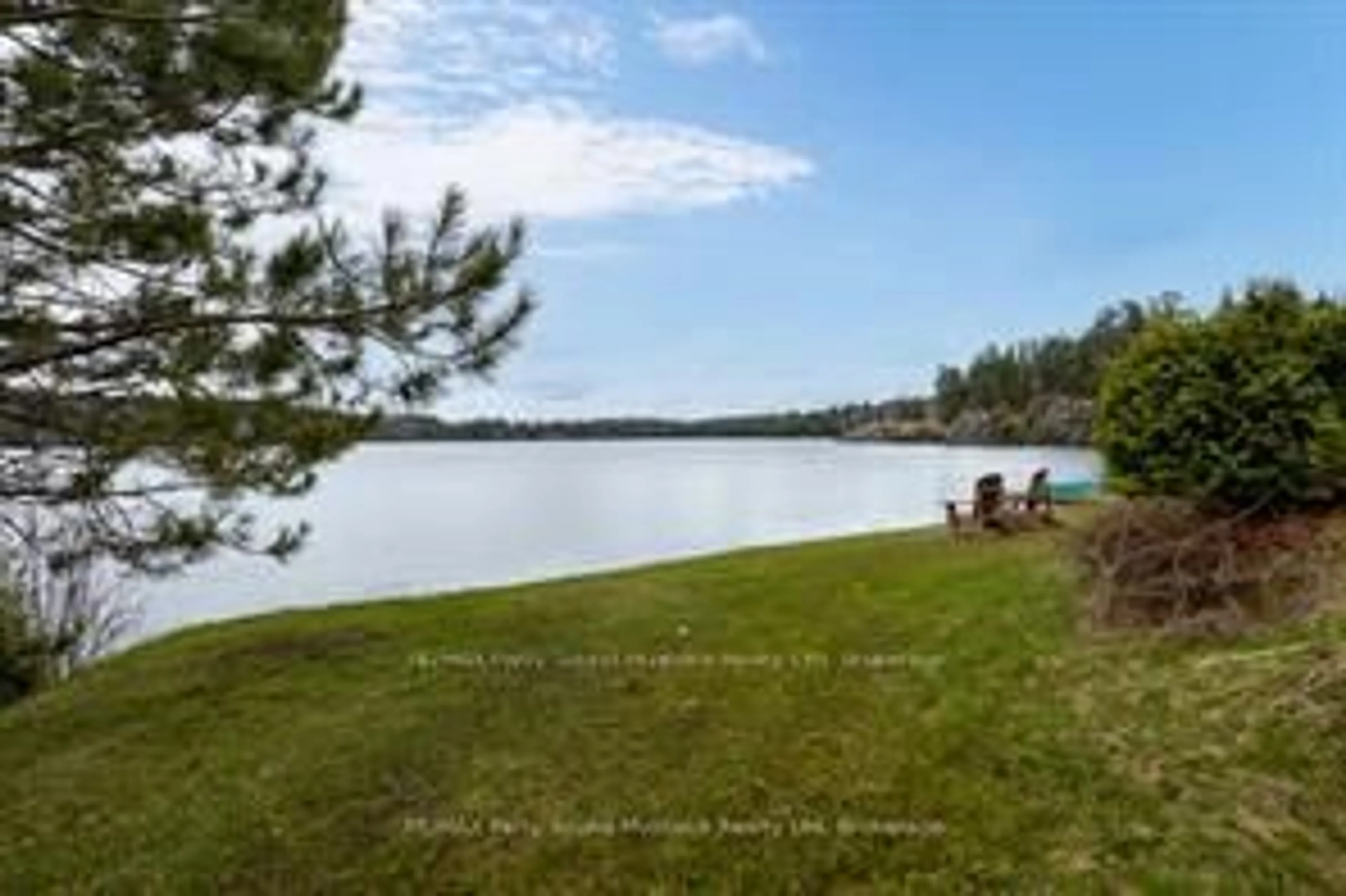 A pic from outside/outdoor area/front of a property/back of a property/a pic from drone, water/lake/river/ocean view for 247 Blue Jay Rd, French River Ontario P0M 2N0
