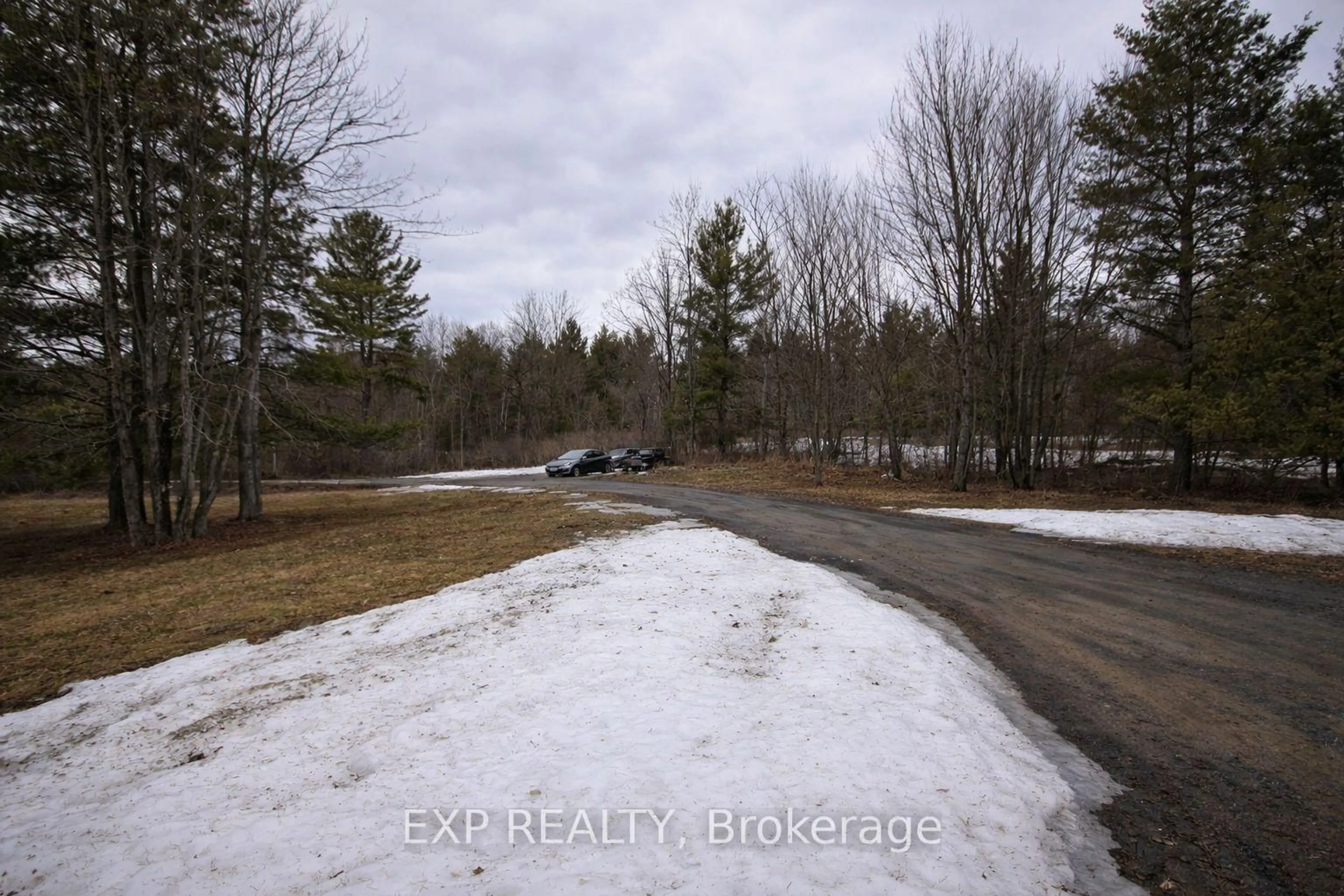 A pic from outside/outdoor area/front of a property/back of a property/a pic from drone, forest/trees view for 6716 Leveque Rd, Verona Ontario K0H 2W0
