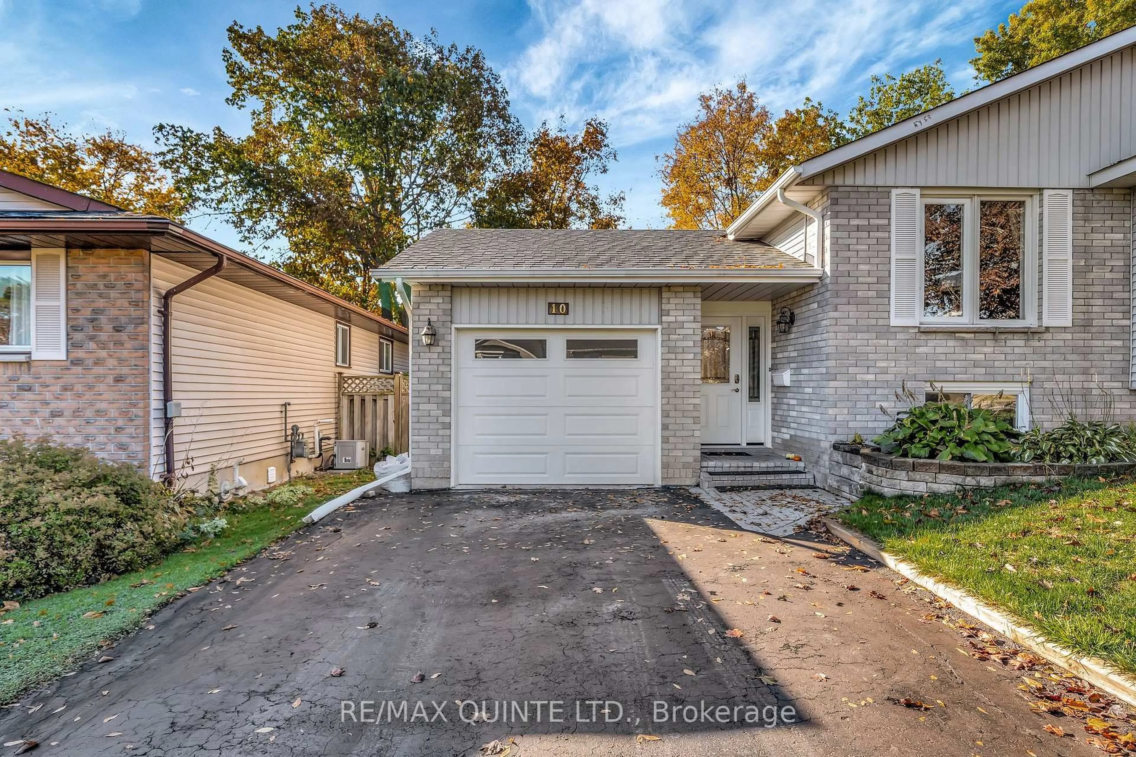 Home with brick exterior material, street for 10 Loraine Ave, Quinte West Ontario K8V 6M1
