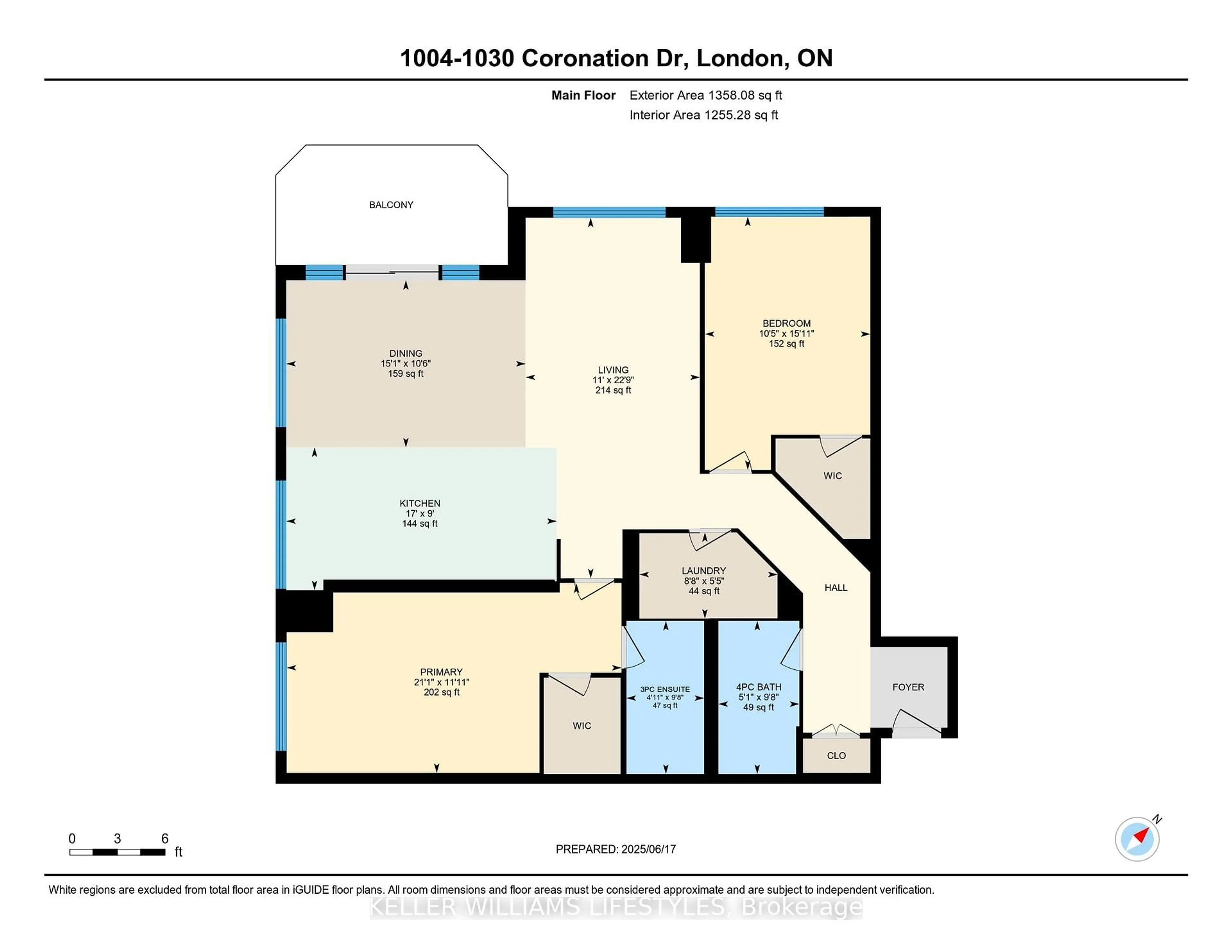 Floor plan for 1030 Coronation Dr #1004, London North Ontario N6G 0G5