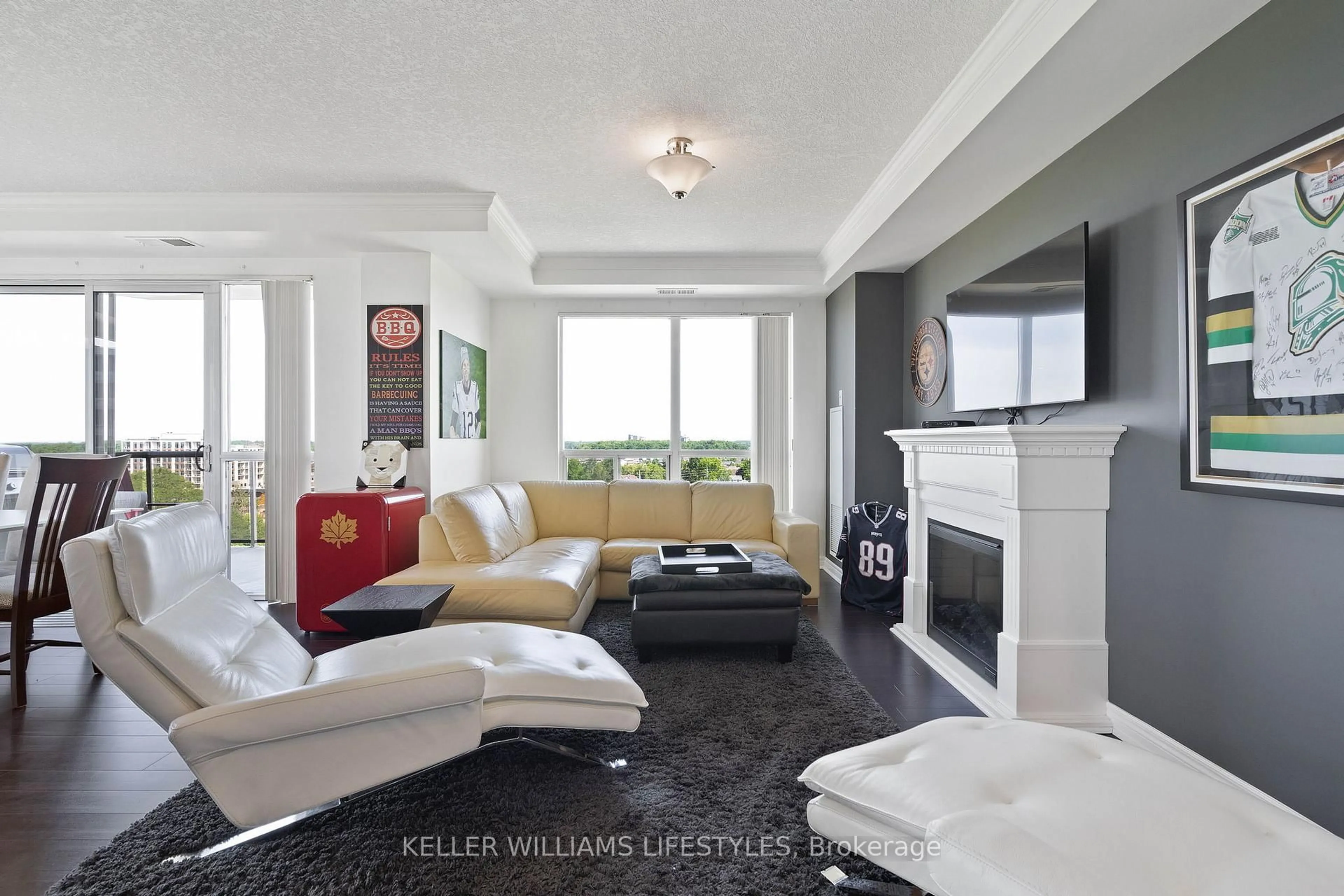 Living room with furniture, unknown for 1030 Coronation Dr #1004, London North Ontario N6G 0G5