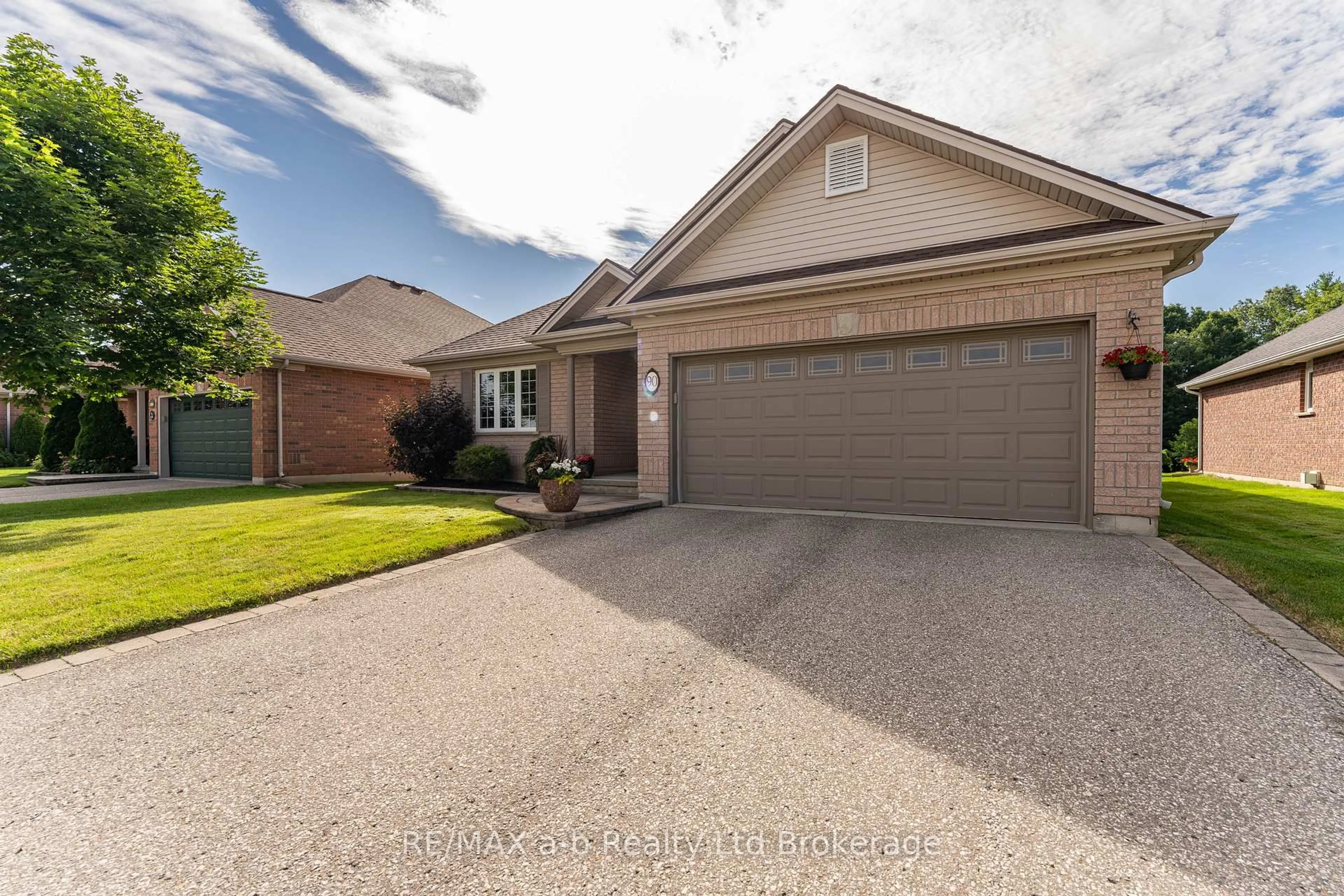 Home with brick exterior material, street for 90 WESTON Dr, Tillsonburg Ontario N4G 5W9