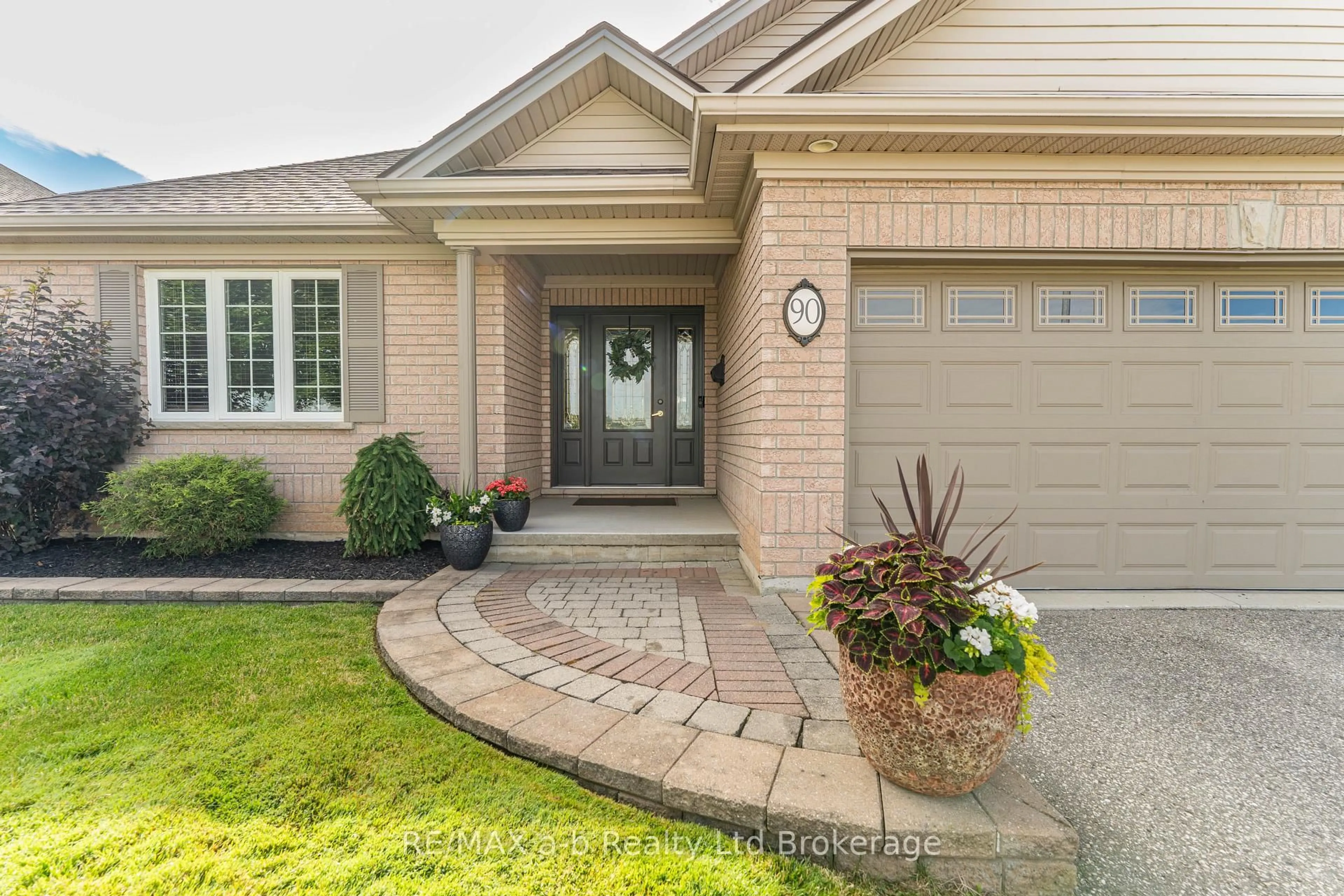 Home with brick exterior material, street for 90 WESTON Dr, Tillsonburg Ontario N4G 5W9