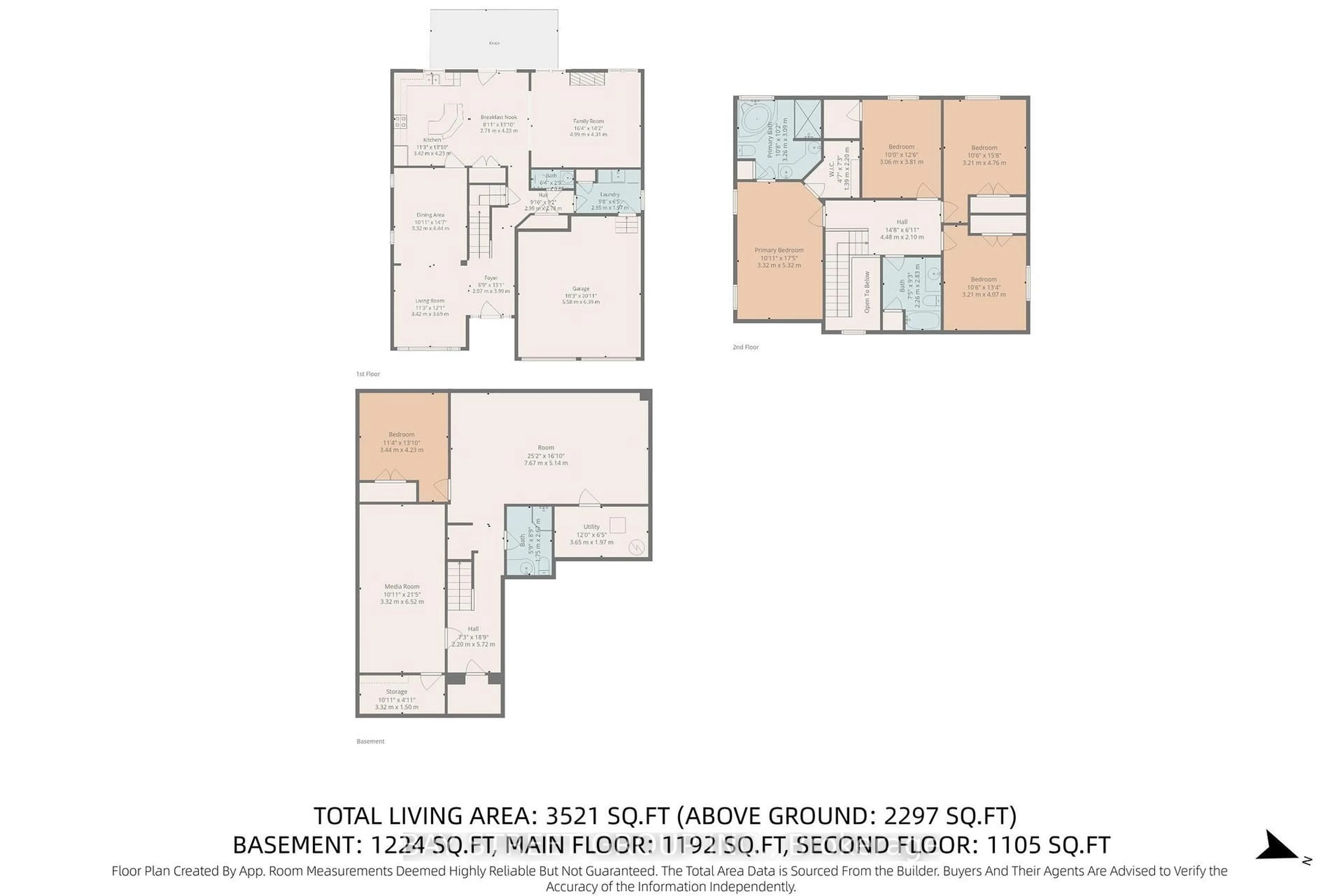 Floor plan for 448 COTTONTAIL Cres, London North Ontario N5X 4N4