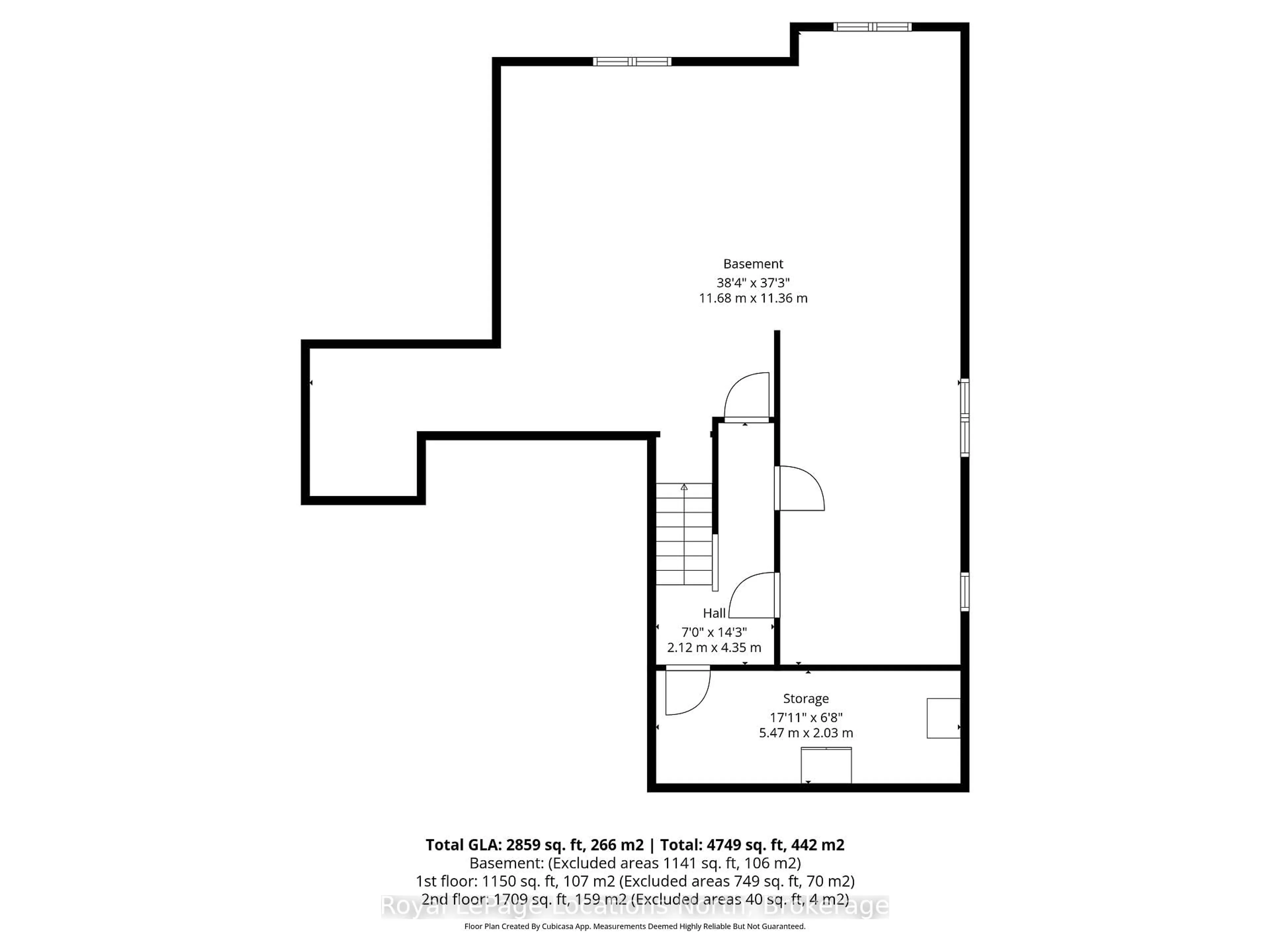 Floor plan for 195 Courtland St, Blue Mountains Ontario L9Y 4E4