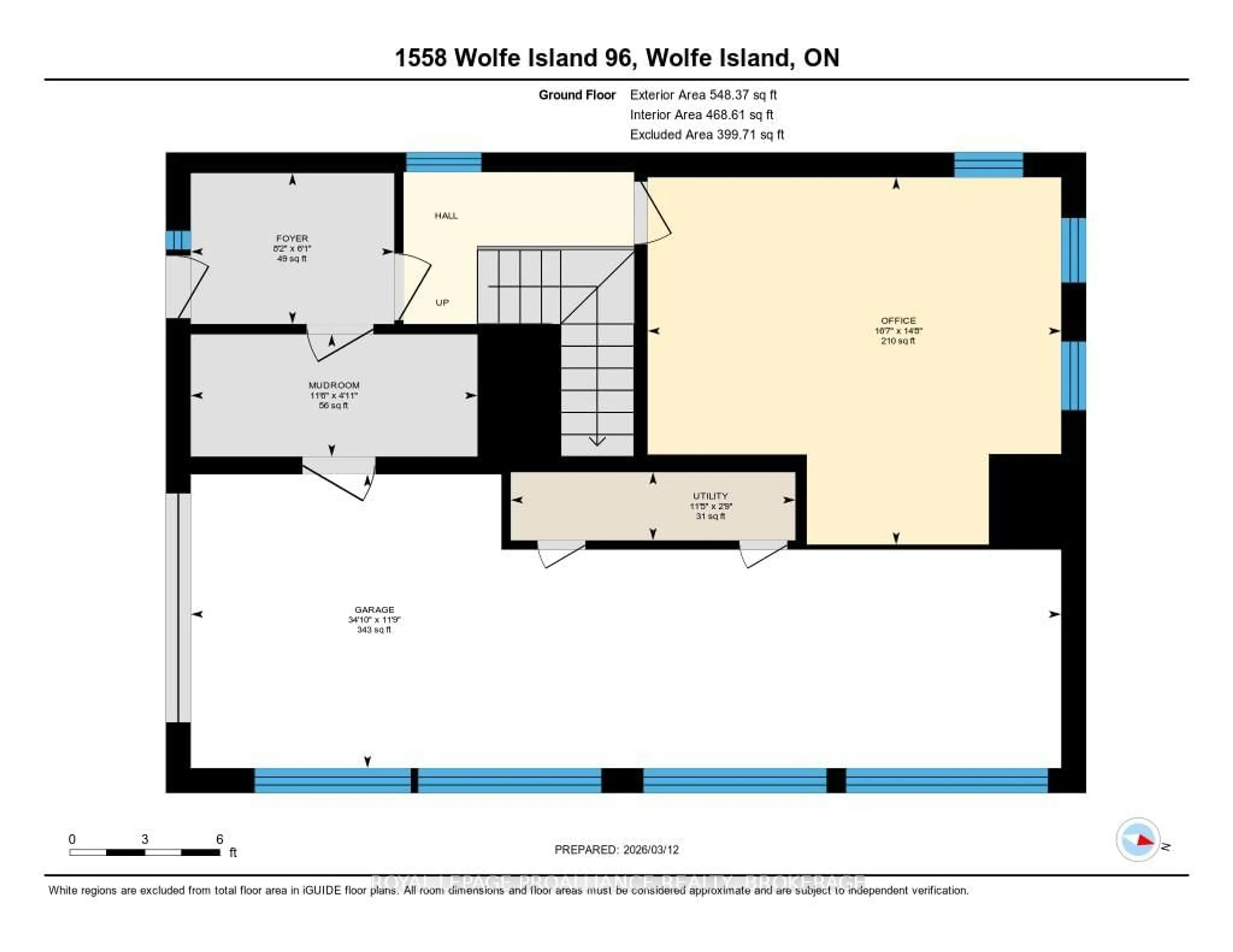 Floor plan for 1558 Highway 96, Wolfe Island Ontario K0H 2Y0