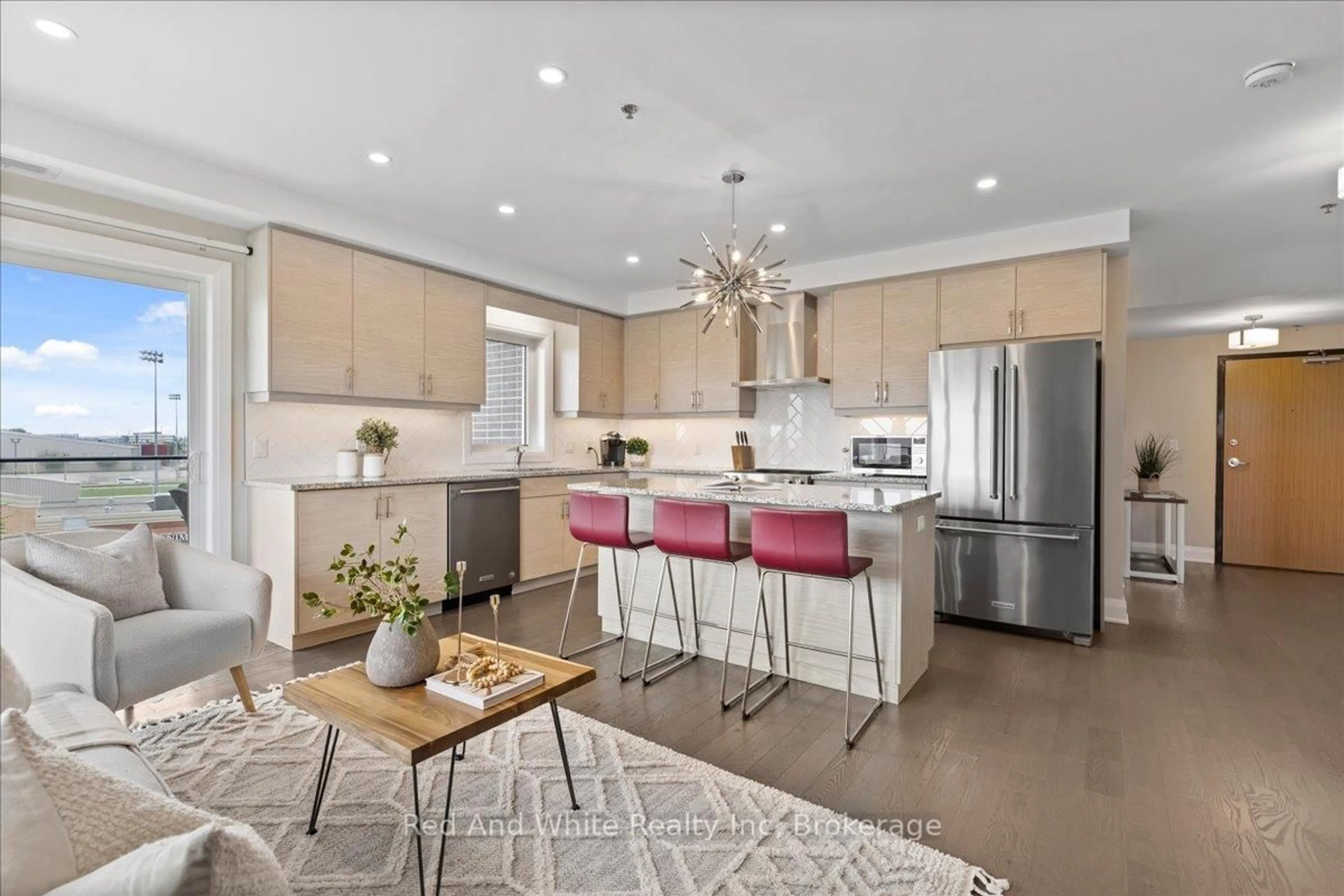 Open concept kitchen, unknown for 245 Grey Silo Rd #302, Waterloo Ontario N2K 0G6