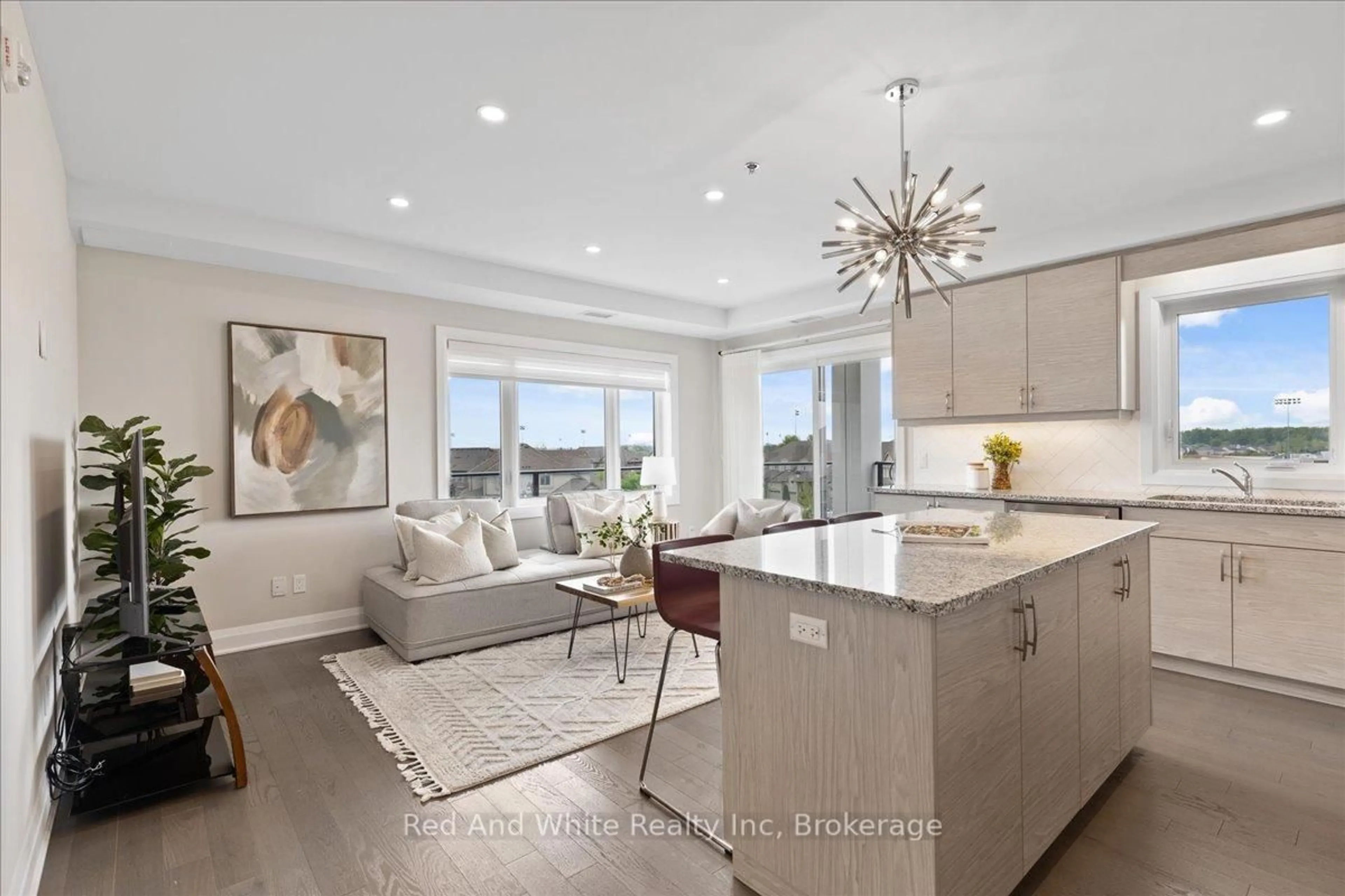 Open concept kitchen, unknown for 245 Grey Silo Rd #302, Waterloo Ontario N2K 0G6